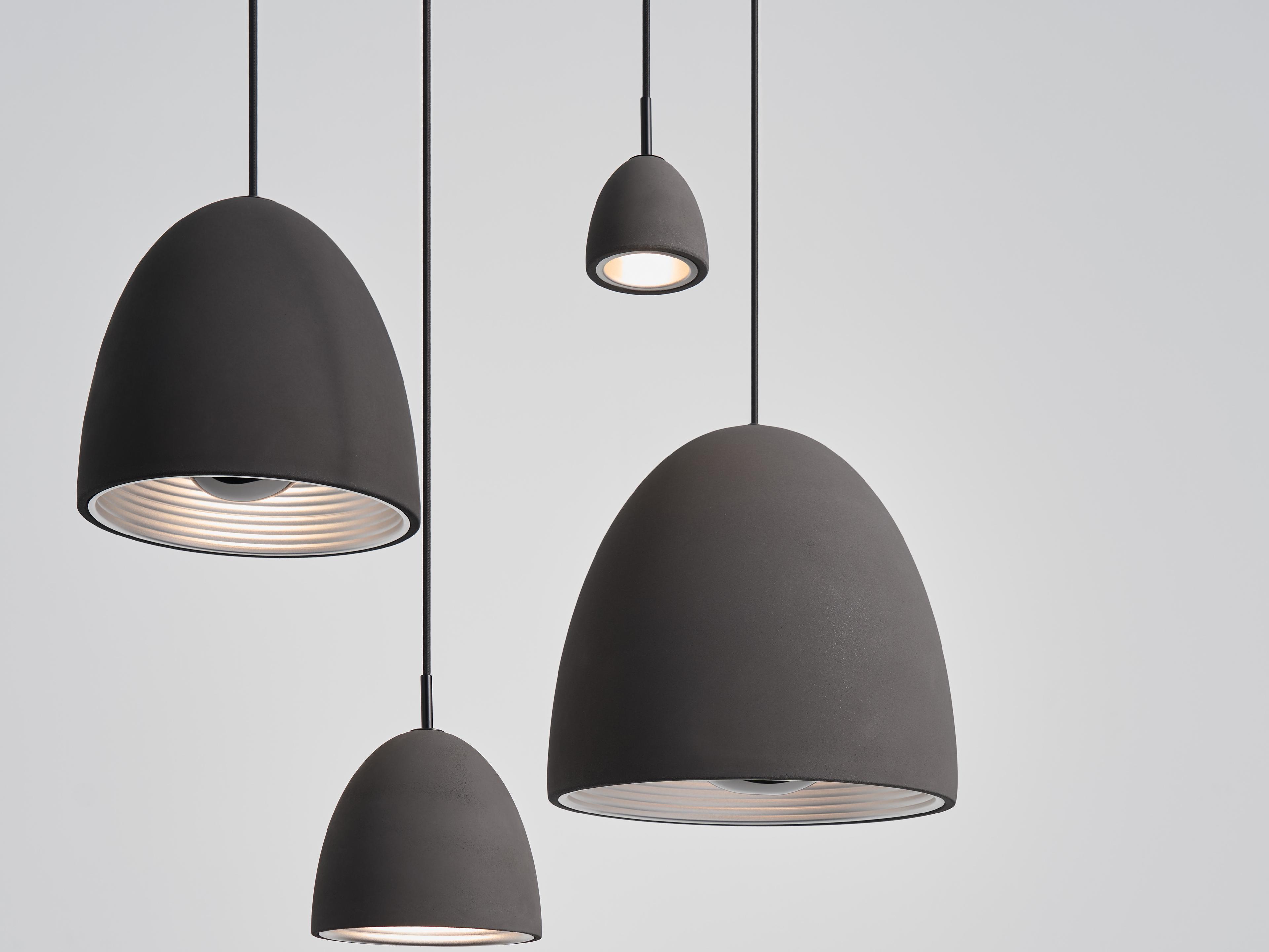 Seed Design Castle Noir Black Dome Pendant