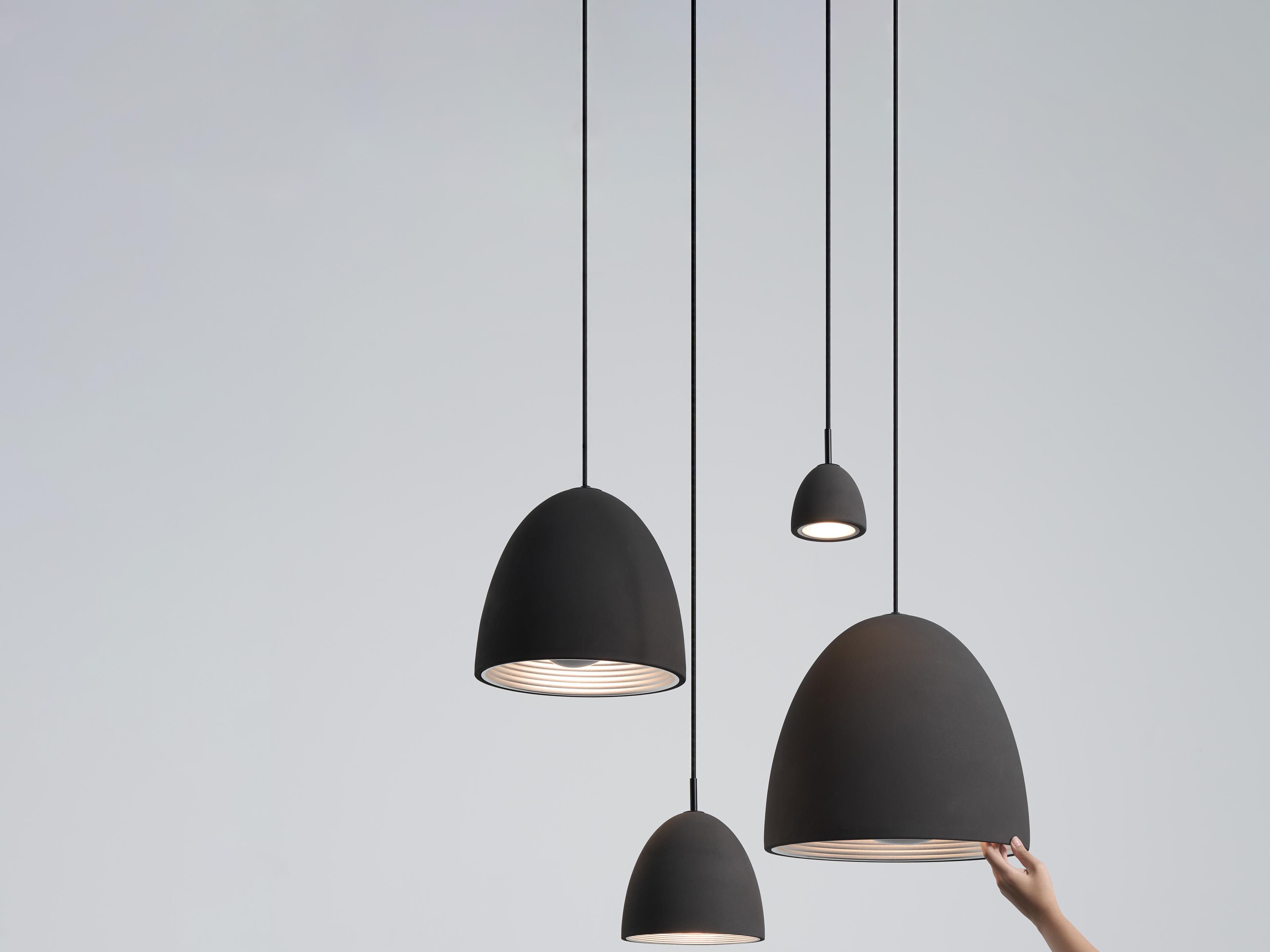 Seed Design Castle Noir Black Dome Pendant