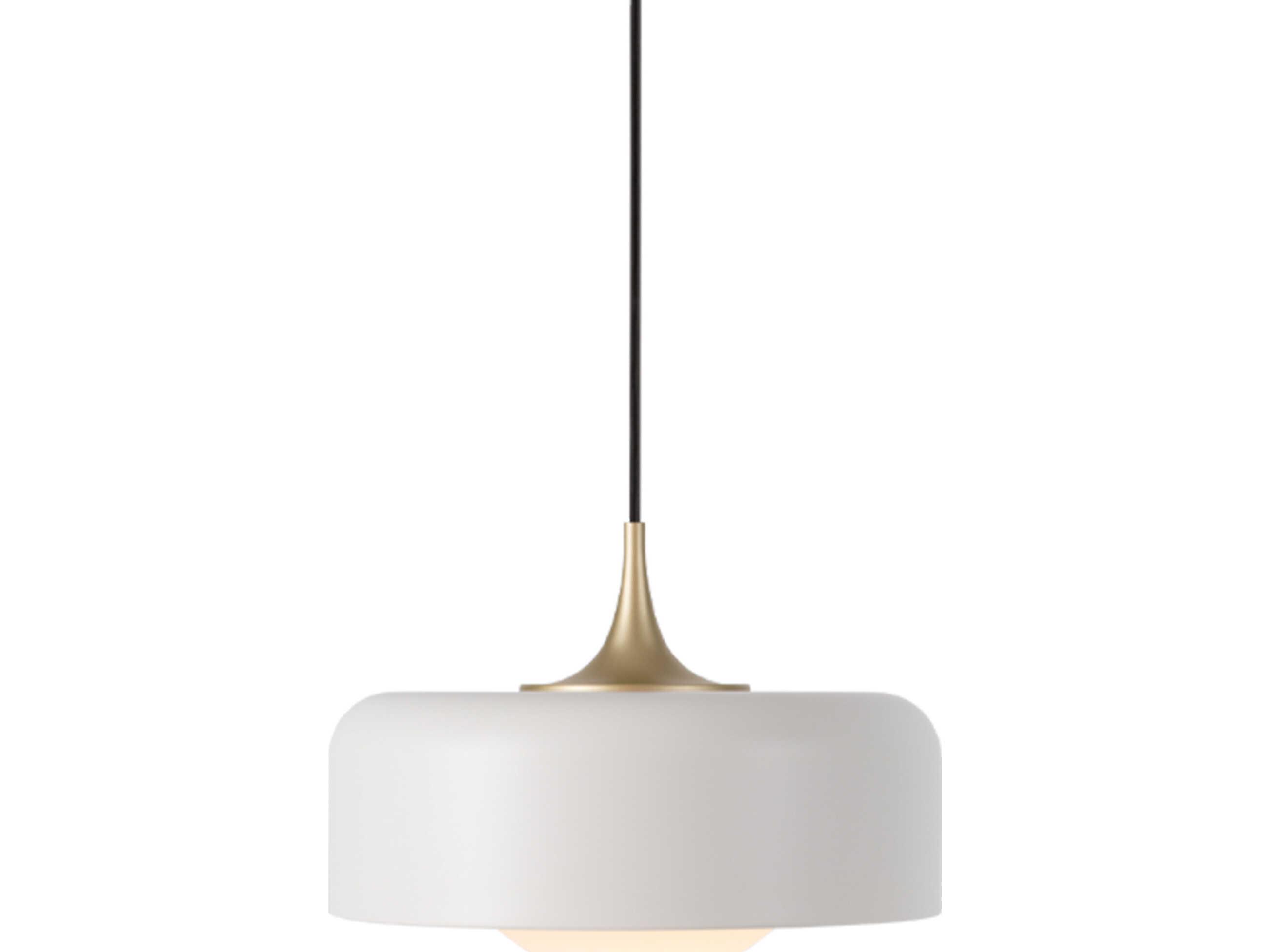 Seed Design Pensee L Matt White LED Drum Pendant