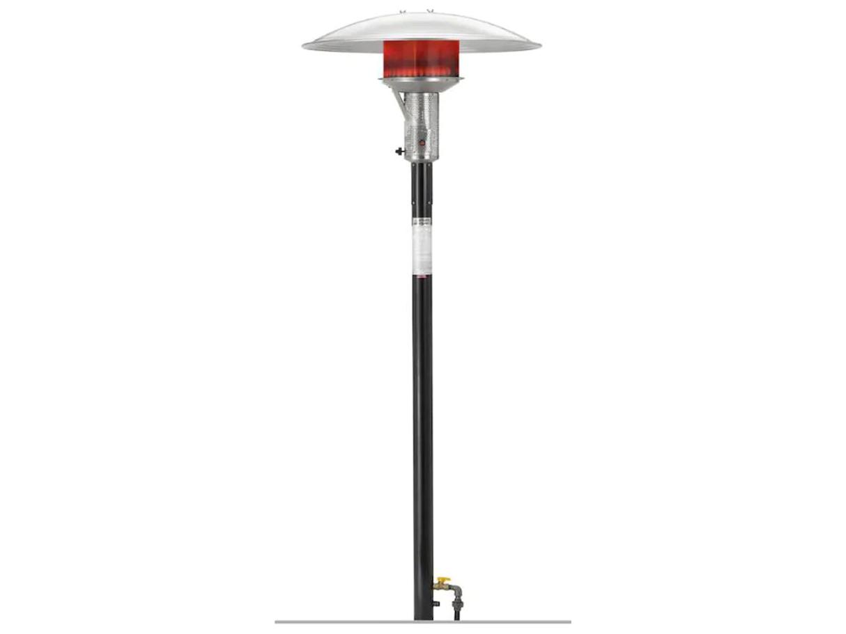 Black Permanent NG 24Volt Outdoor Heater with Auto Ignition