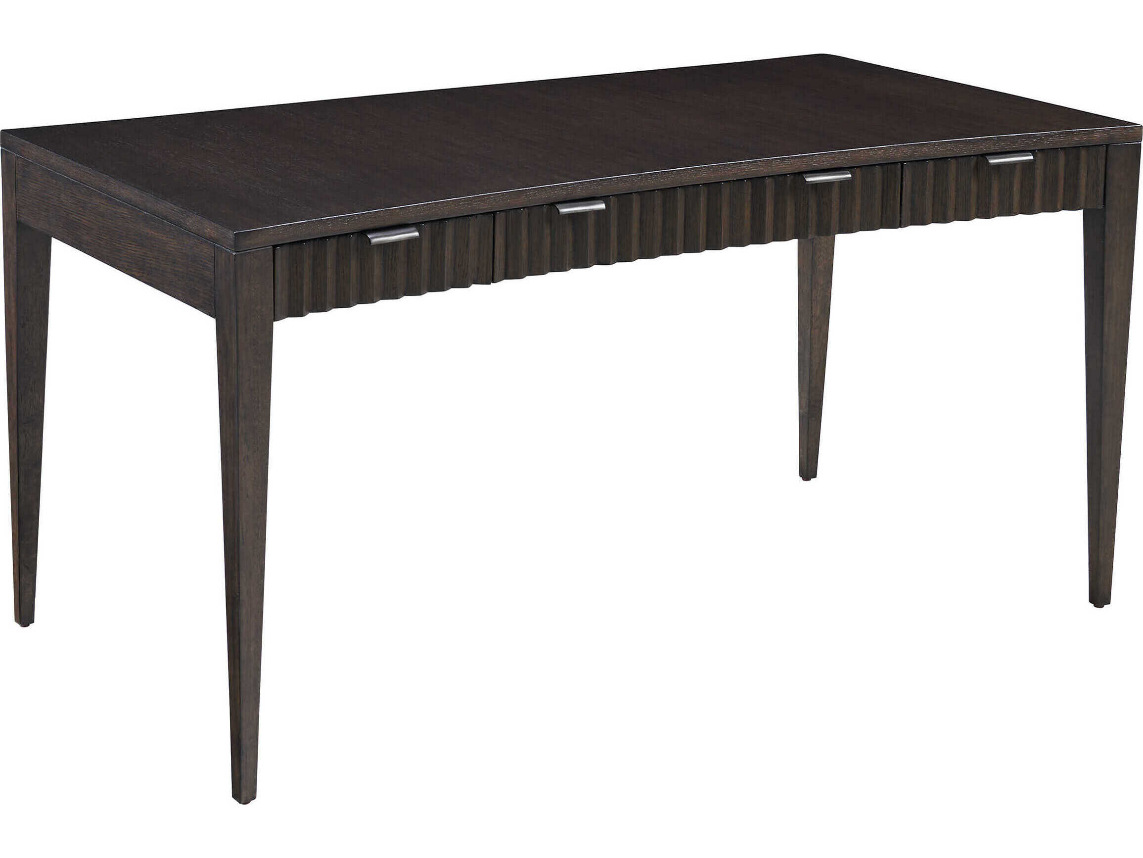 Sligh Studio Designs Dark Walnut Brown Oak Wood Writing Desk