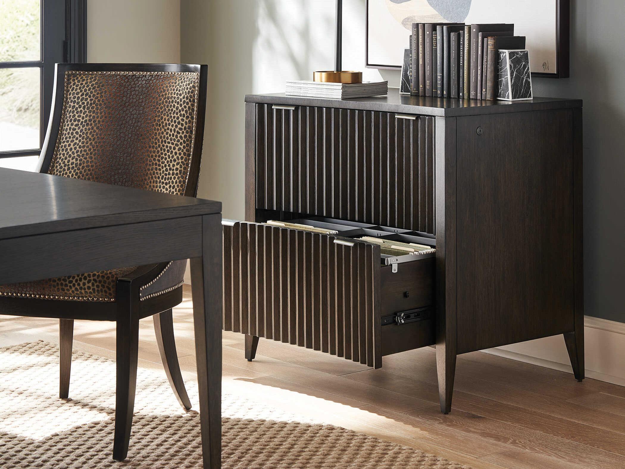 Sligh Studio Designs Dark Walnut File Cabinet