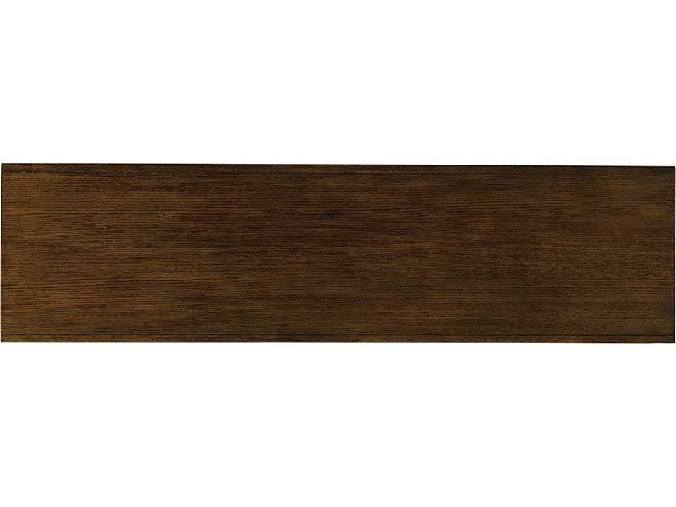 Sligh Cross Effect Brown Oak Wood Computer Desk