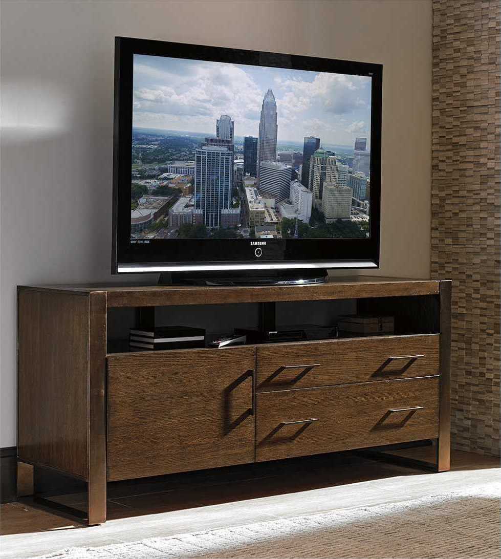 Sligh Cross Effect 64" Oak Wood Media Console