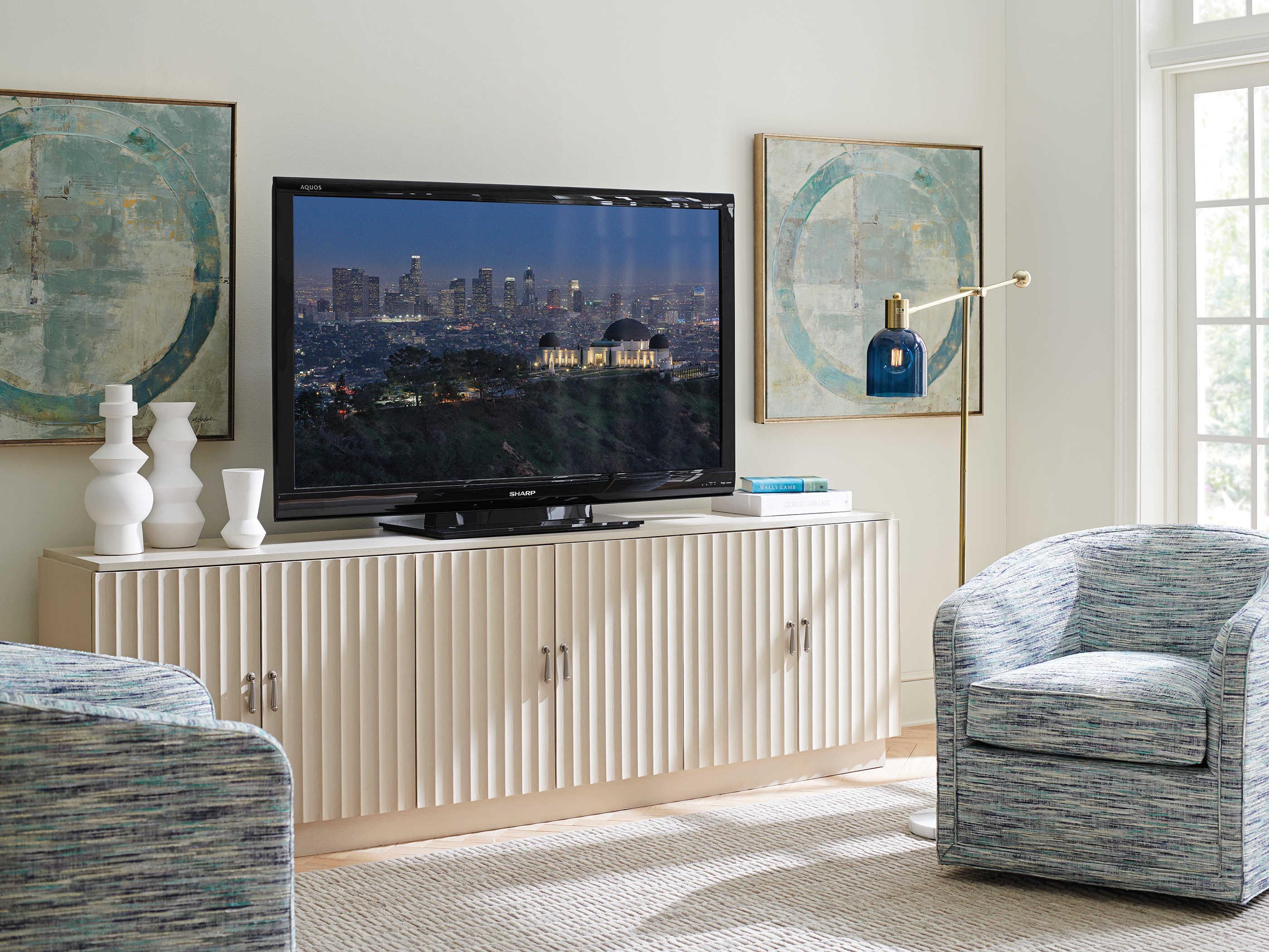 Sligh Cascades 96" Oak Wood Media Console