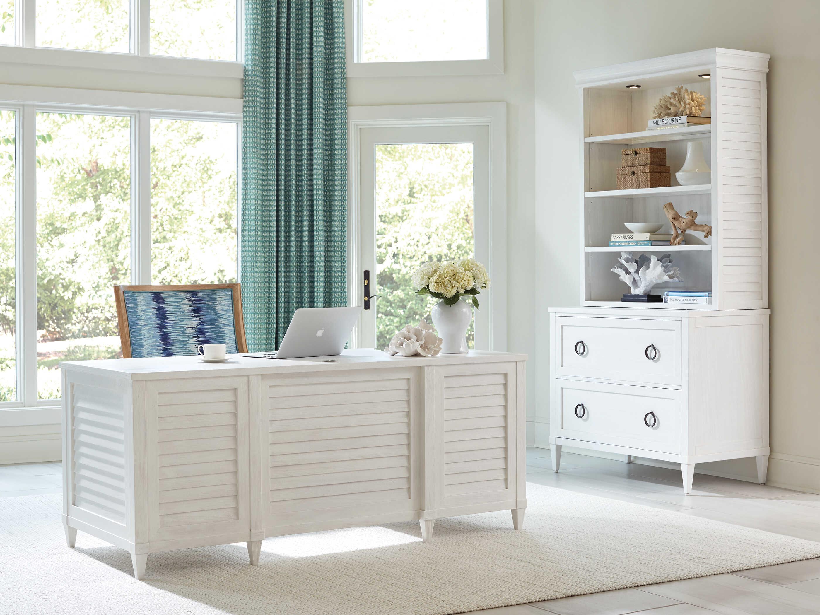 Sligh Sanibel White Executive Desk