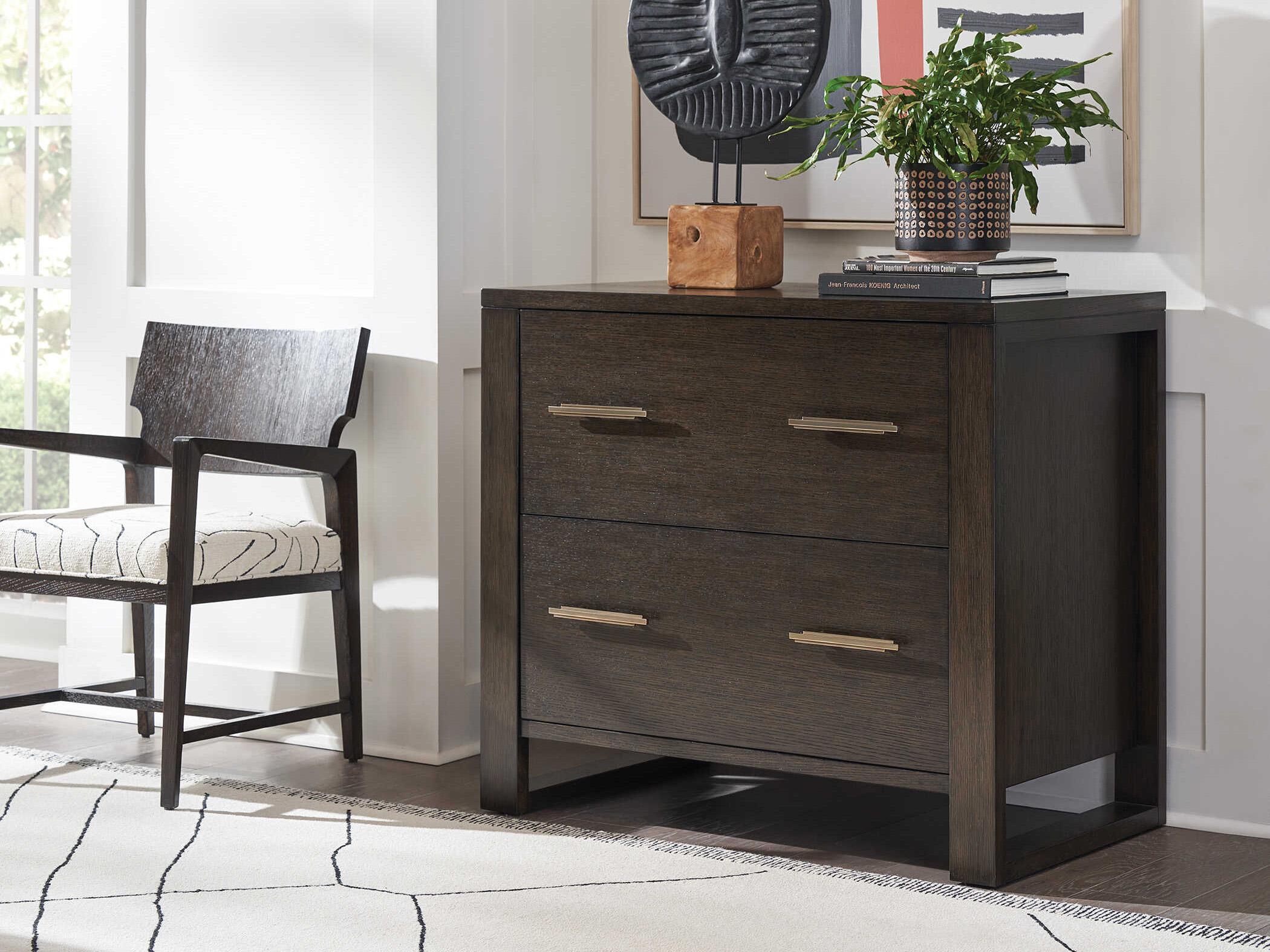 Sligh Durango Hewitt Dark Walnut File Cabinet