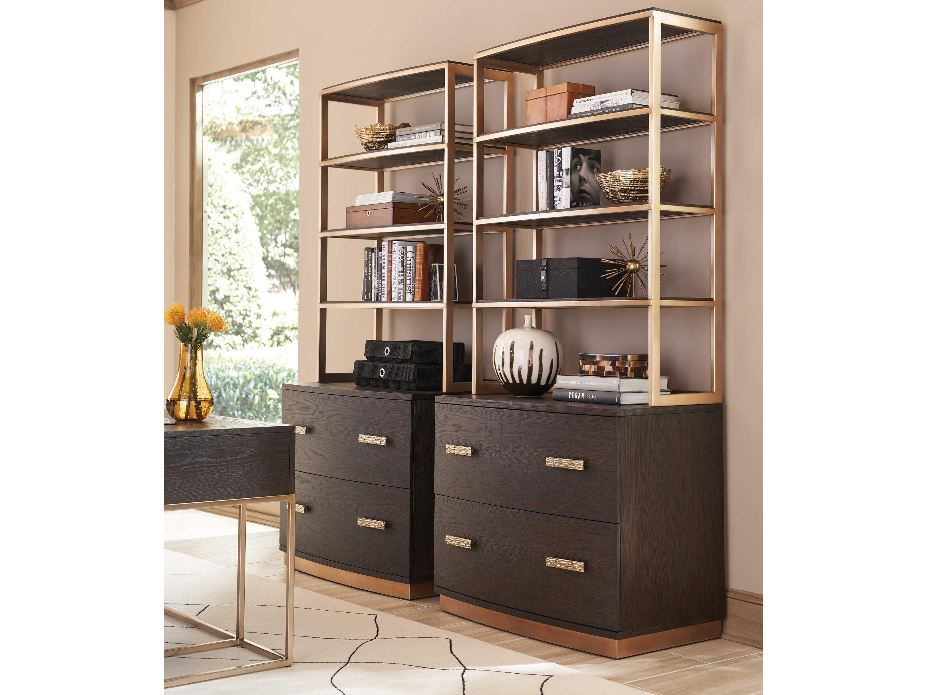 Sligh Windsor Park Carson Mocha Warm Silver Leaf Hutch