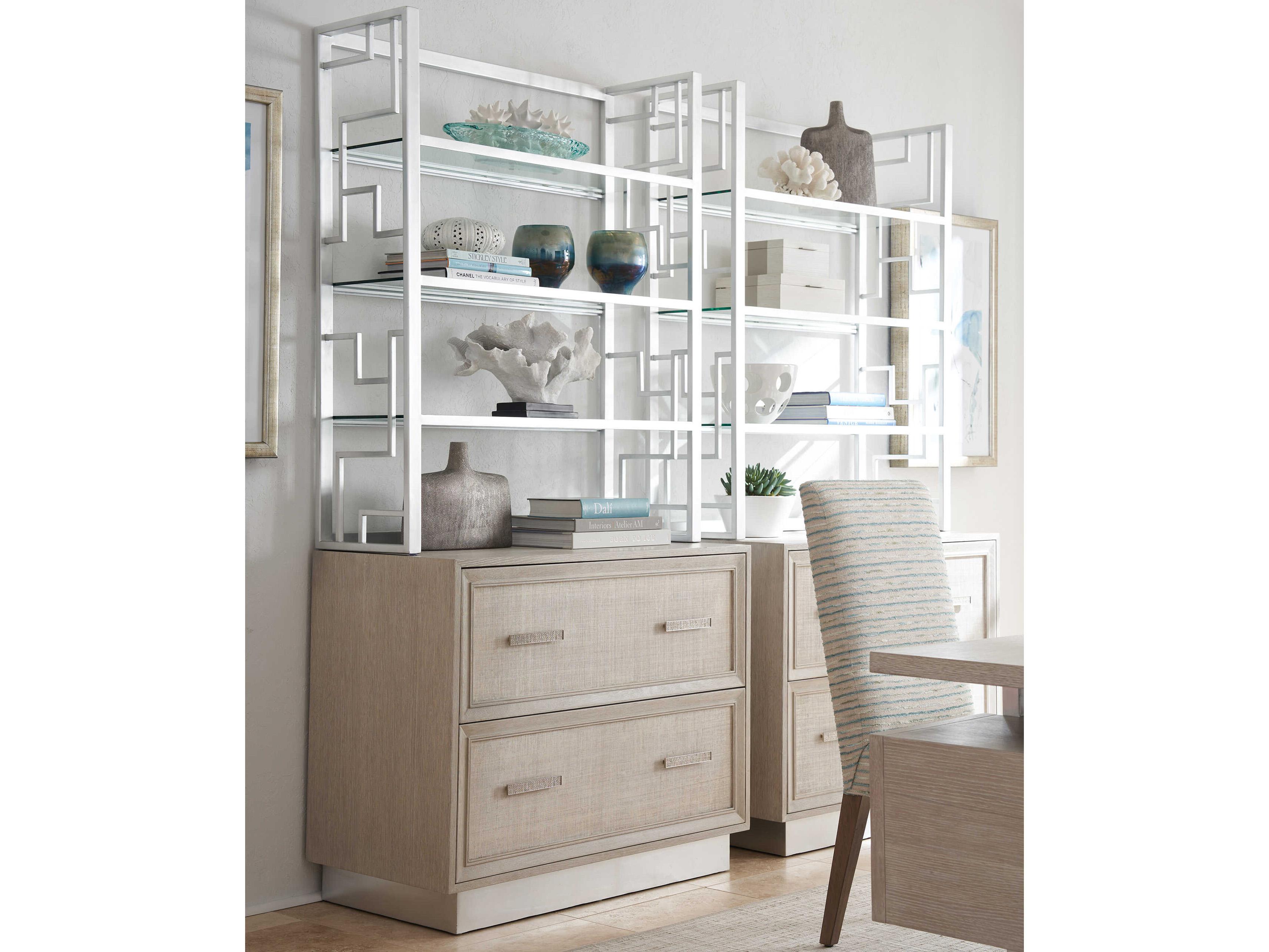 Sligh Barrington Wheaton Silver Leaf Hutch