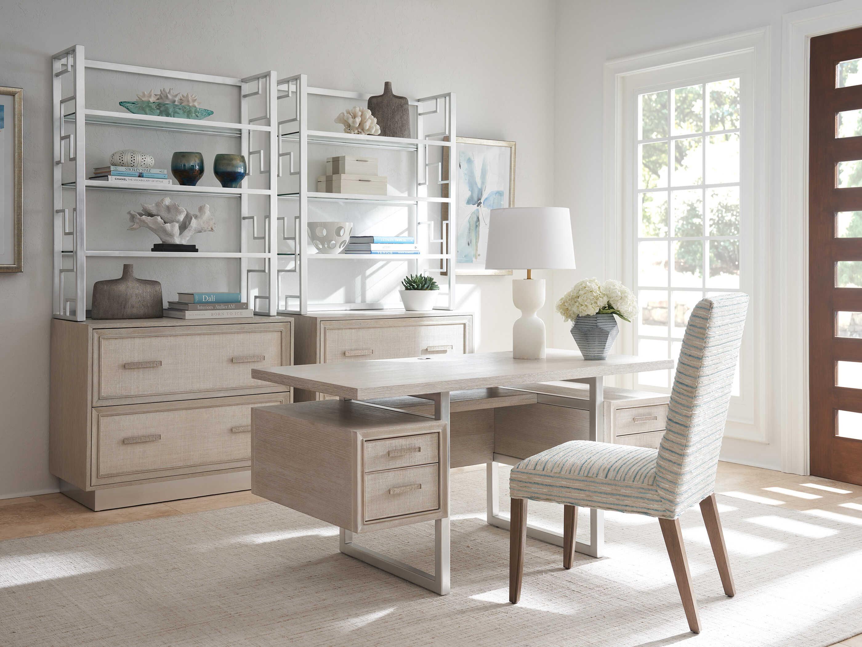 Sligh Barrington Wheaton Silver Leaf Hutch