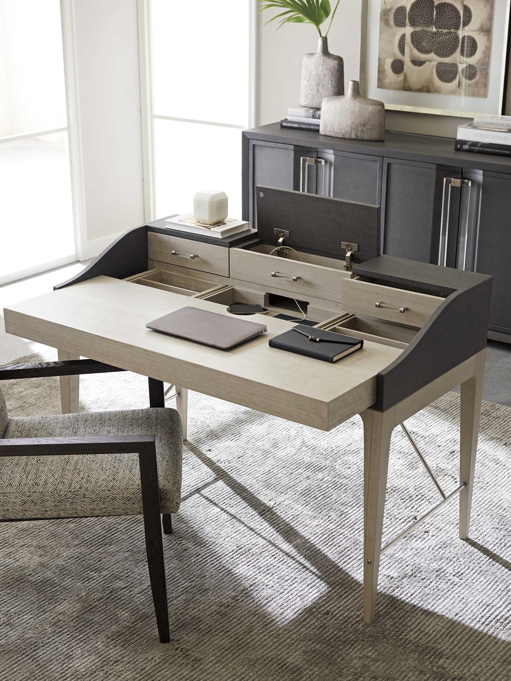 Sligh Studio Designs Gray Secretary Desk