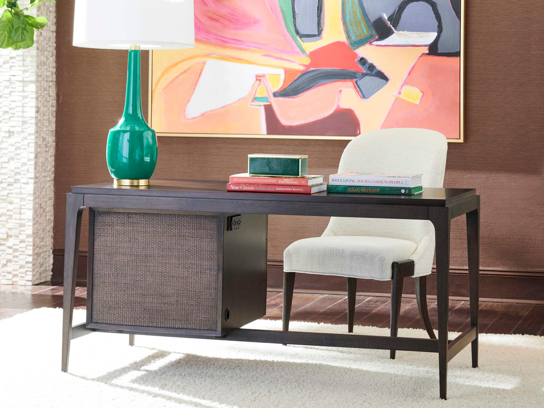 Sligh Studio Designs Dark Brown Walnut Wood Writing Desk