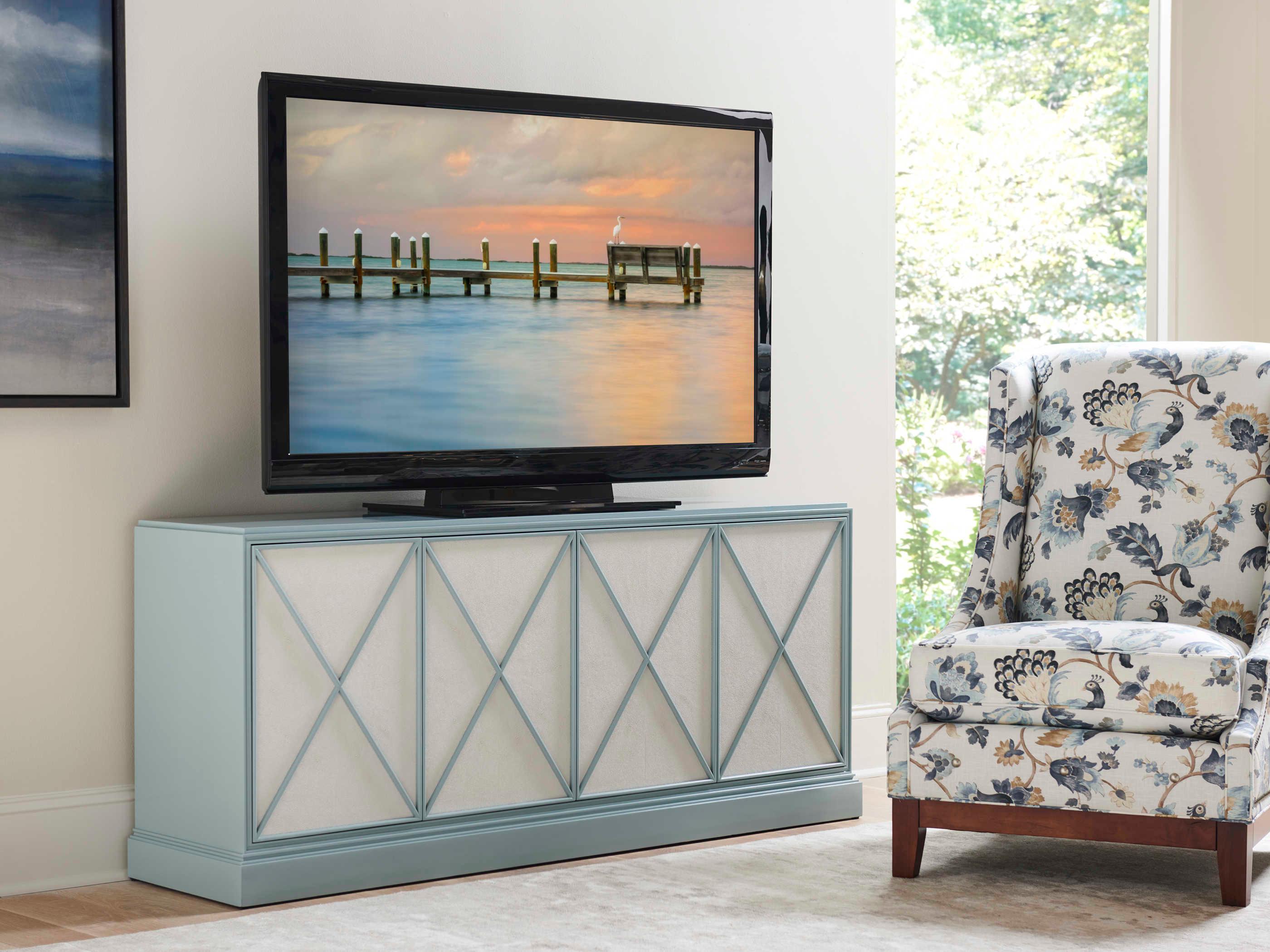 Sligh Studio Designs 75" Soft Pale Blue Media Console