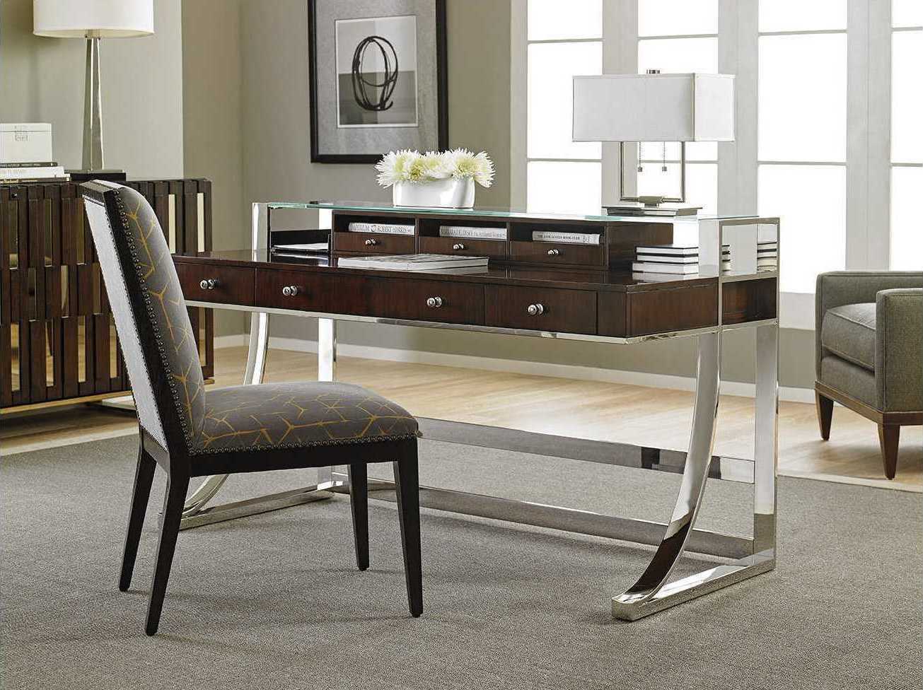 Sligh Studio Designs Cherry Walnut Wood Secretary Desk