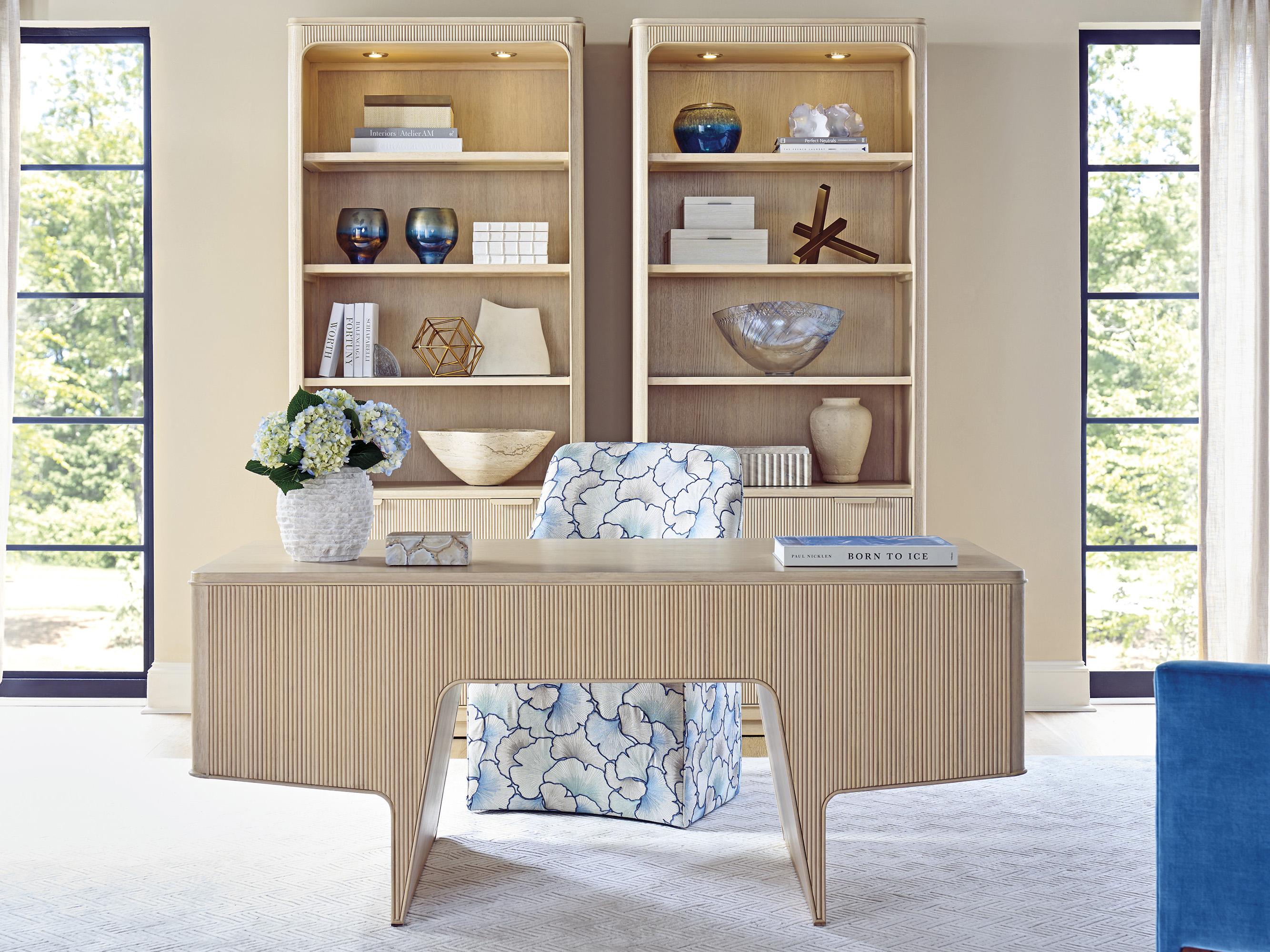 Sligh Montreux Natural Solid Wood Executive Desk