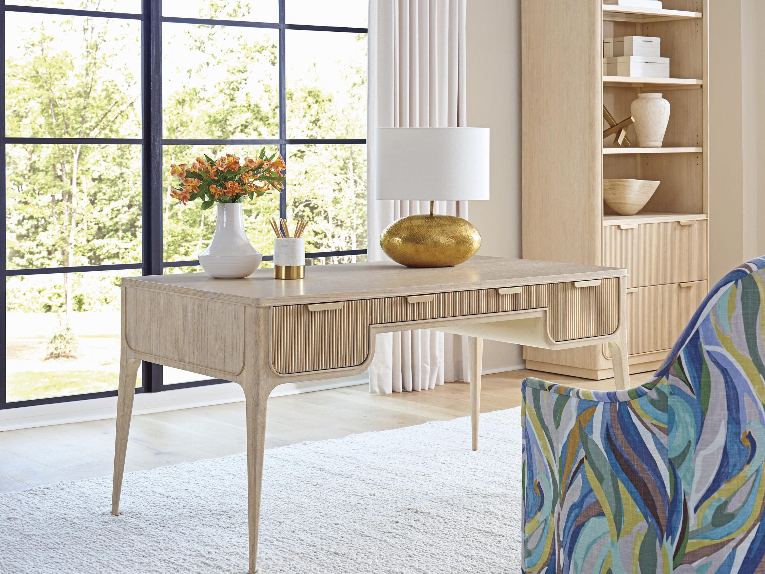 Sligh Montreux Natural Solid Wood Writing Desk