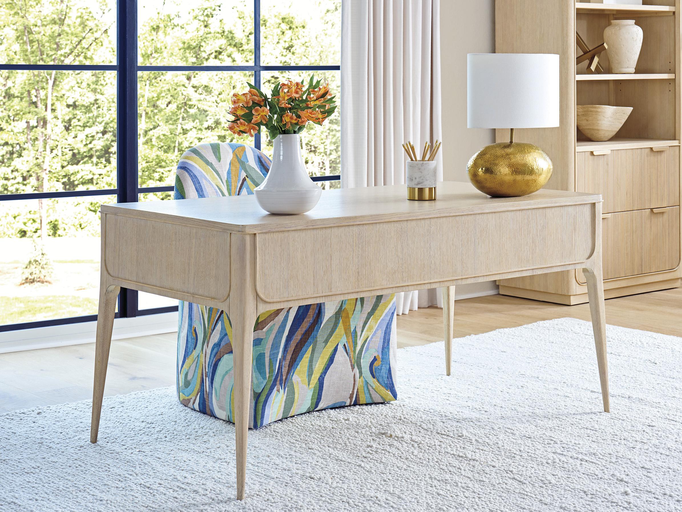 Sligh Montreux Natural Solid Wood Writing Desk