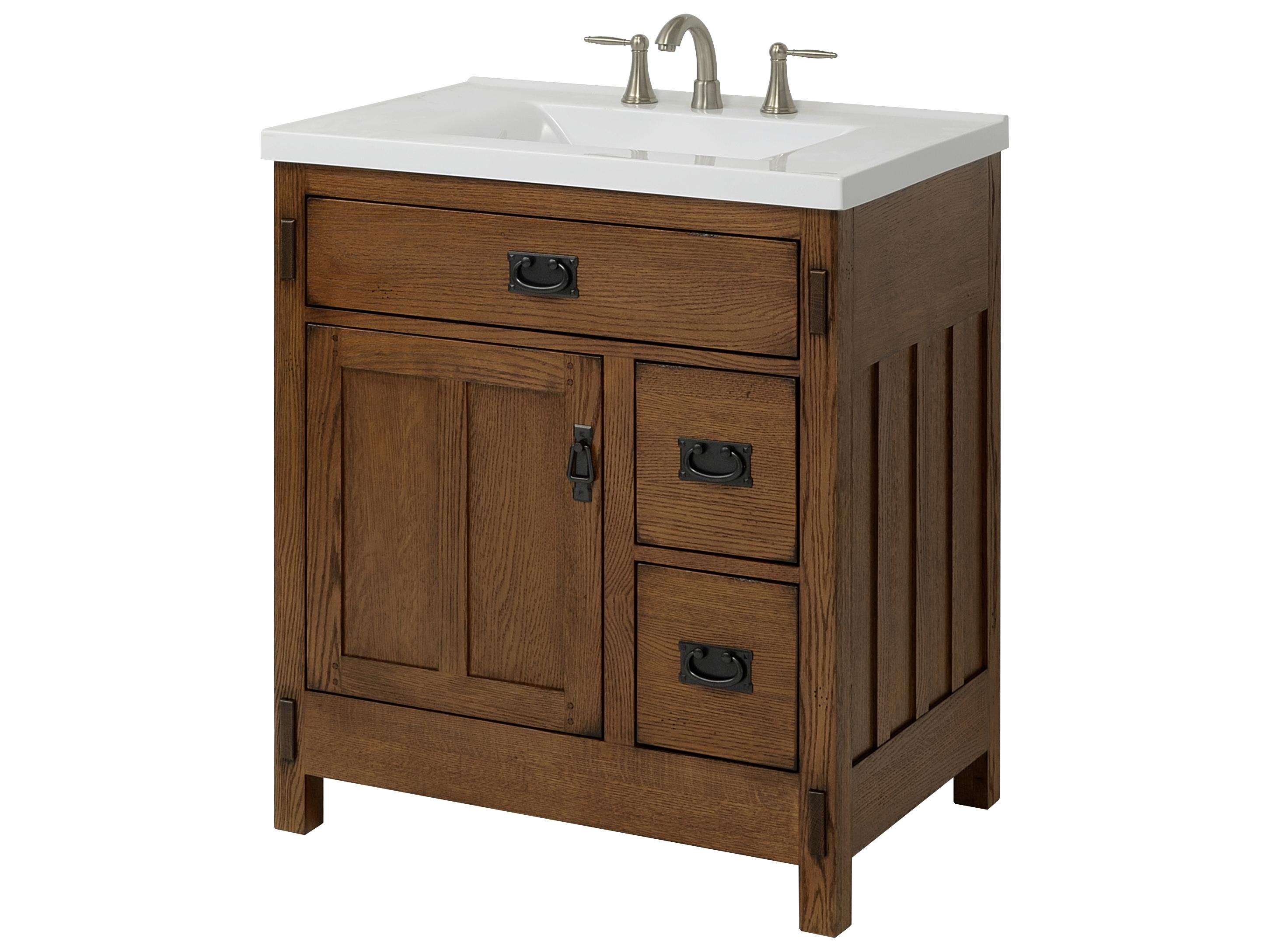 Sage Hill Designs American Craftsman Rustic Oak Vanity