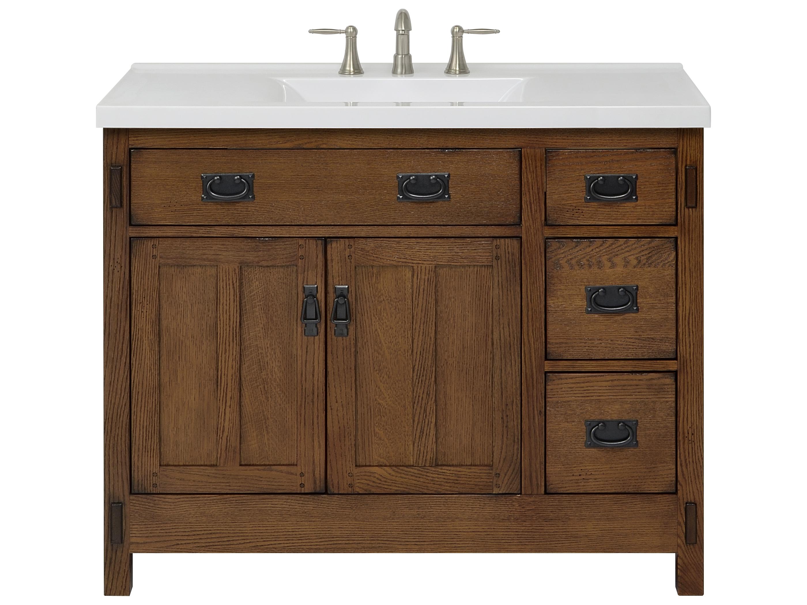 Sage Hill Designs American Craftsman Rustic Oak Vanity