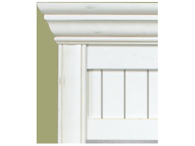 Sage Hill Designs Cottage Retreat Antique White Mirror Rectangular