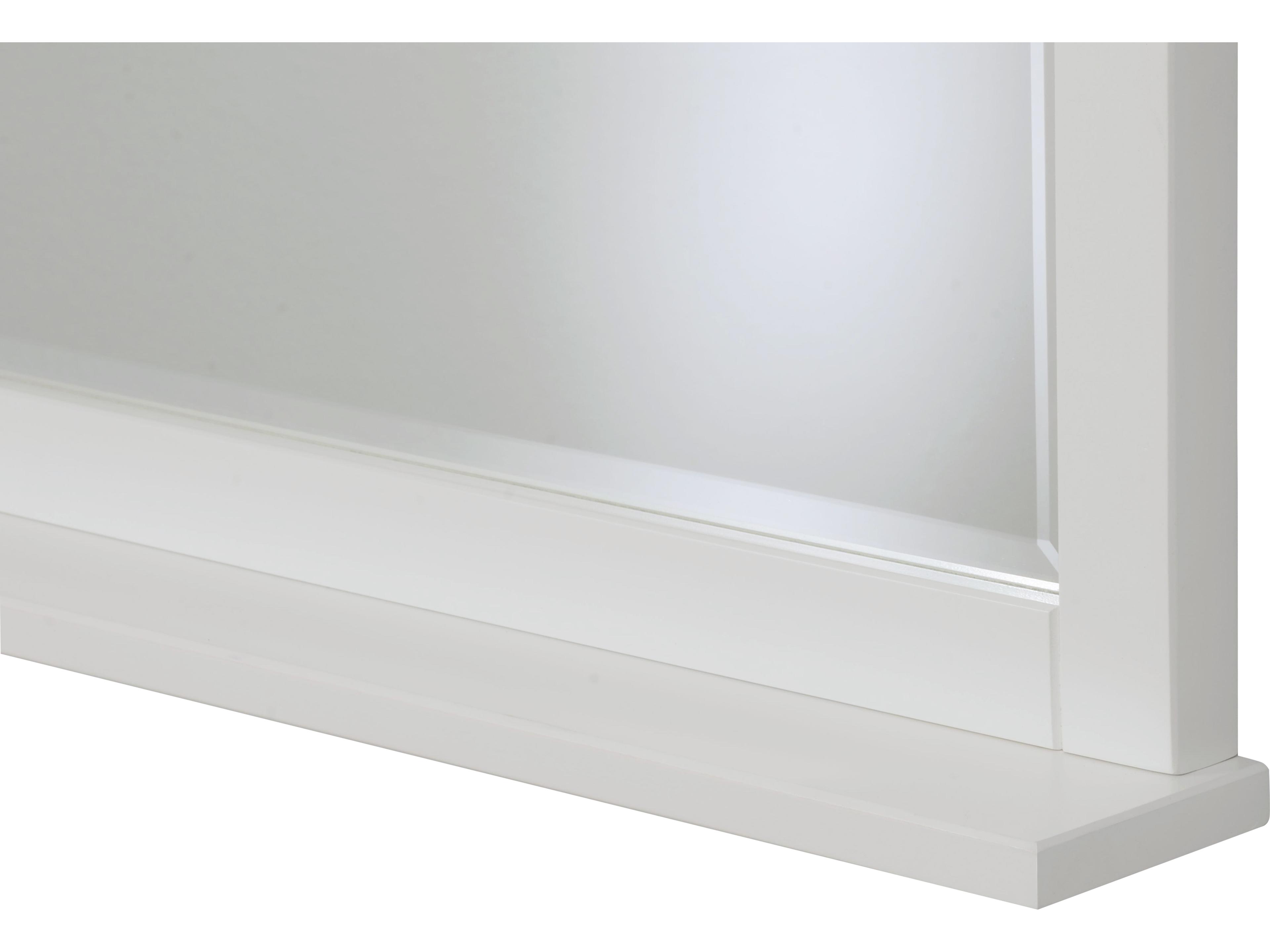 Sage Hill Designs Luke Studio White Wall Mirror Rectangular