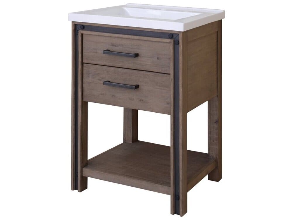 Sage Hill Designs Urban Metallo Rustic Cocoa Vanity