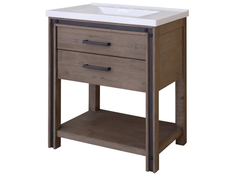 Sage Hill Designs Urban Metallo Rustic Cocoa Vanity