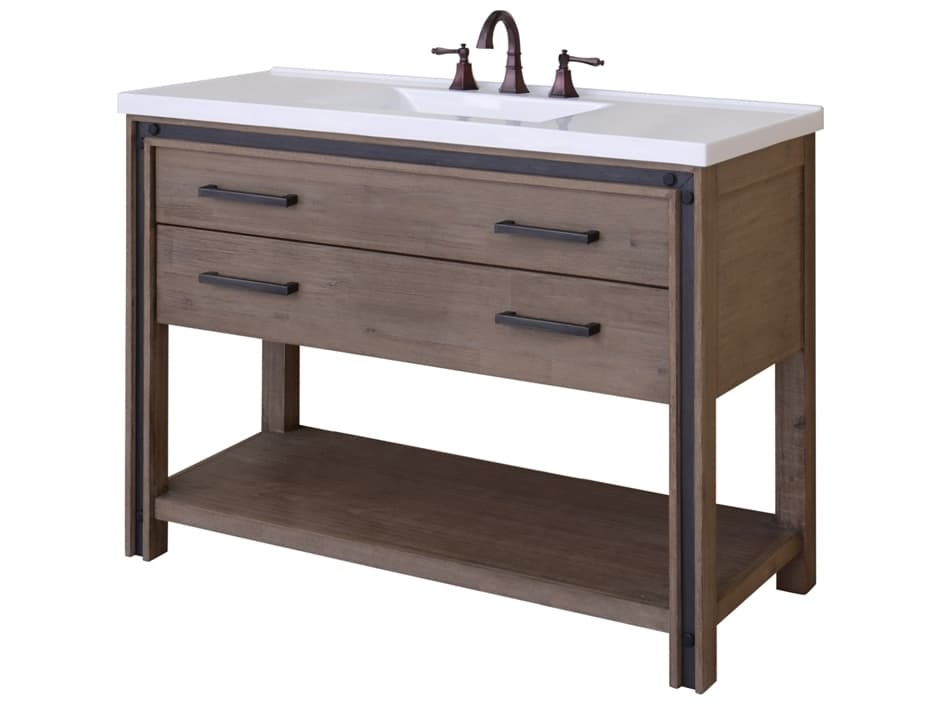 Sage Hill Designs Urban Metallo Rustic Cocoa Vanity