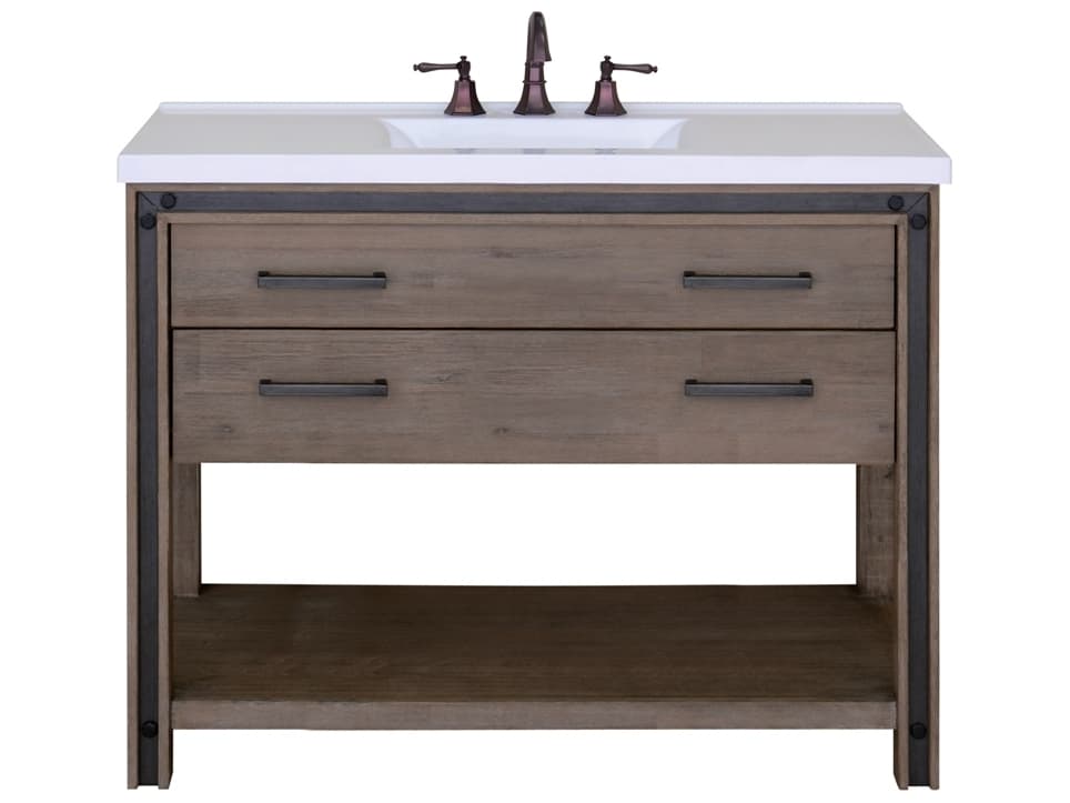 Sage Hill Designs Urban Metallo Rustic Cocoa Vanity
