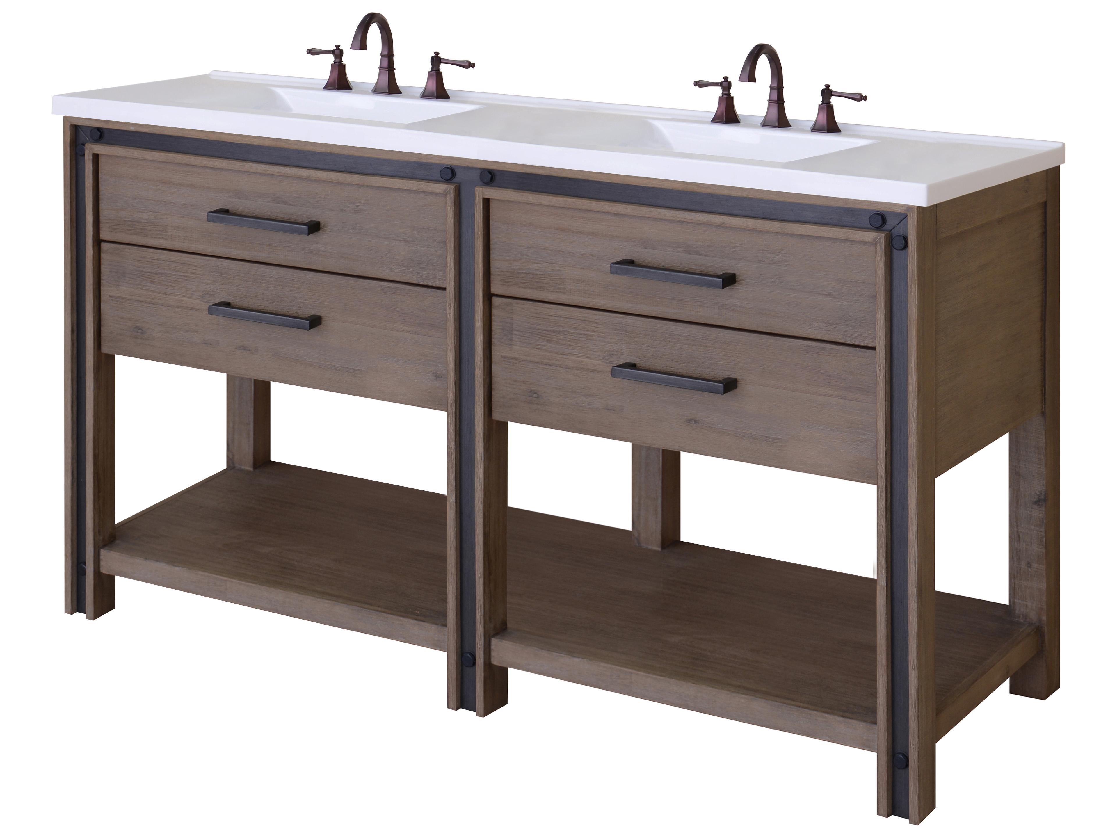 Sage Hill Designs Urban Metallo Rustic Cocoa Vanity