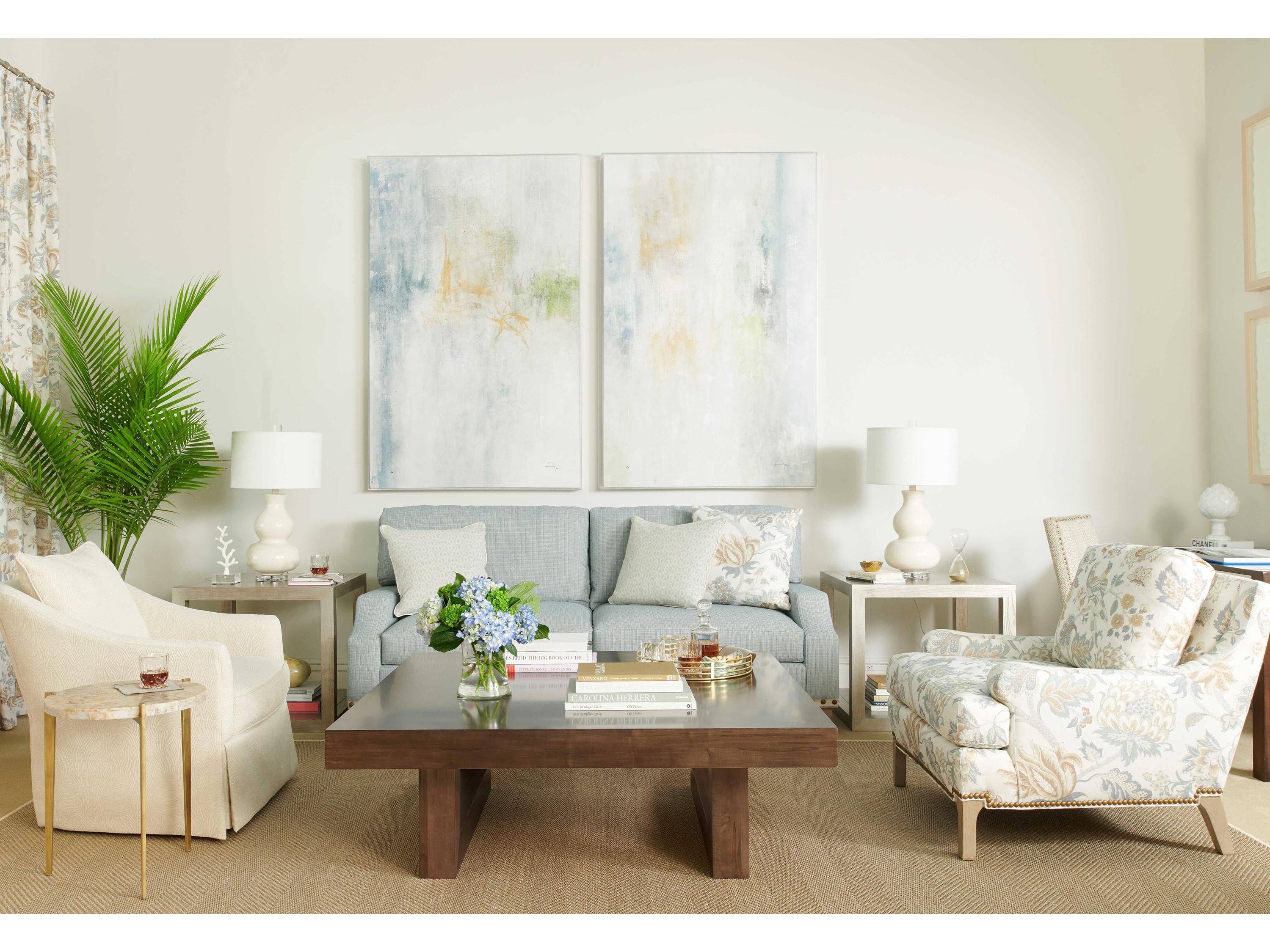 Sherrill Occasional Naples Square Wood Coffee Table