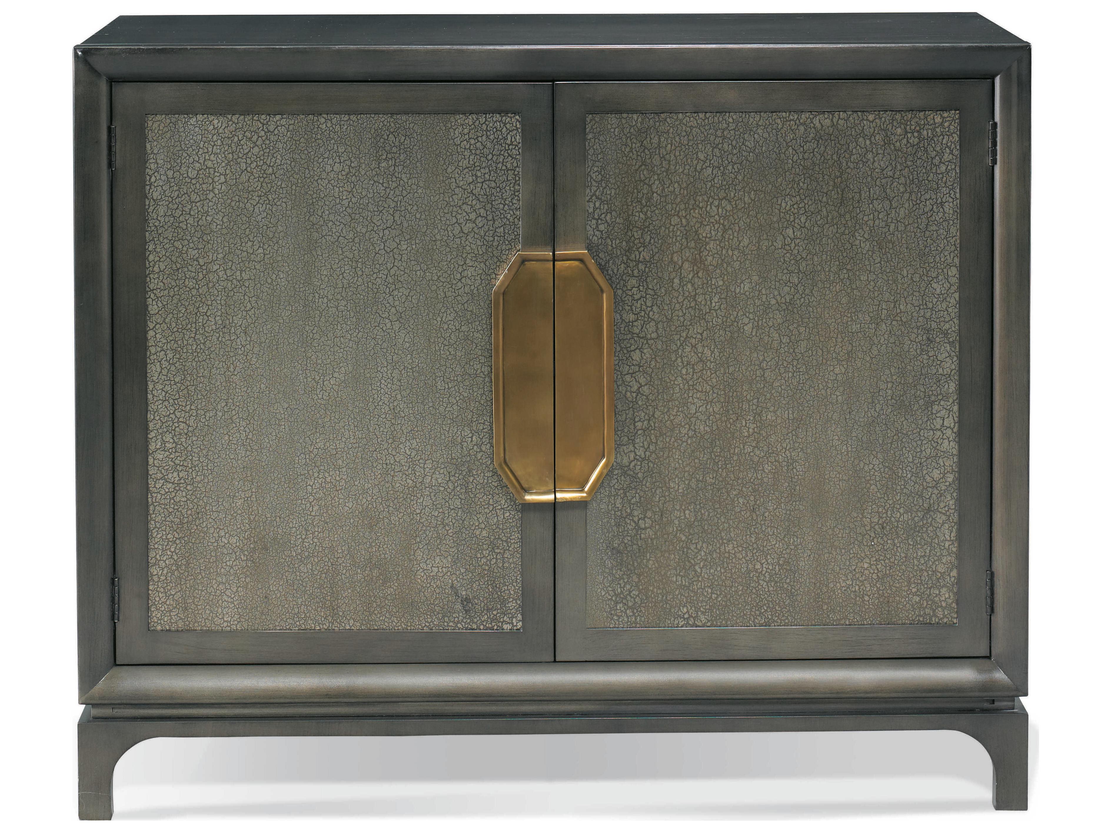 Sherrill Occasional Bannister Gray Maple Wood Accent Chest