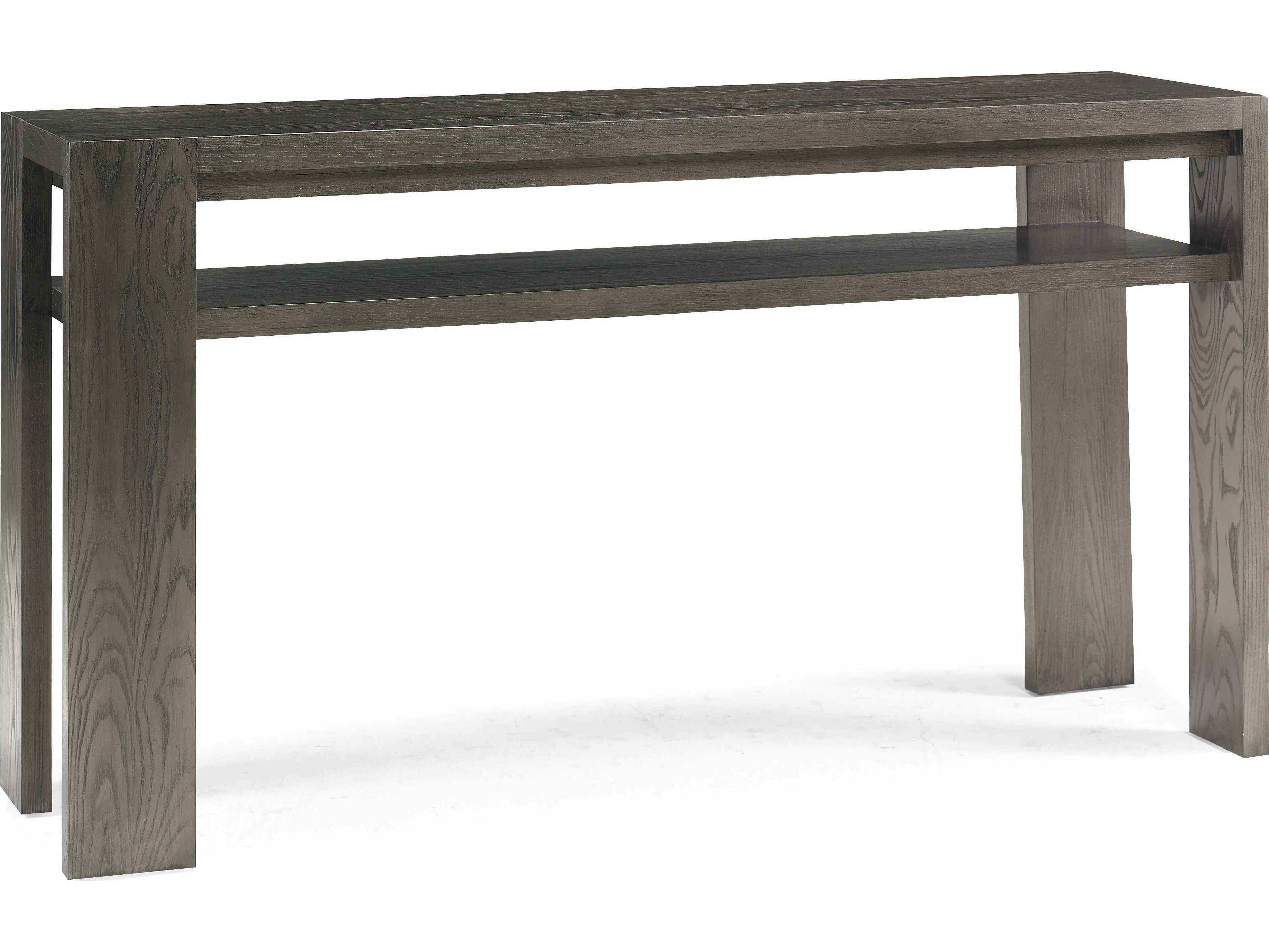 Sherrill Occasional Flint Rectangular Wood Console Table