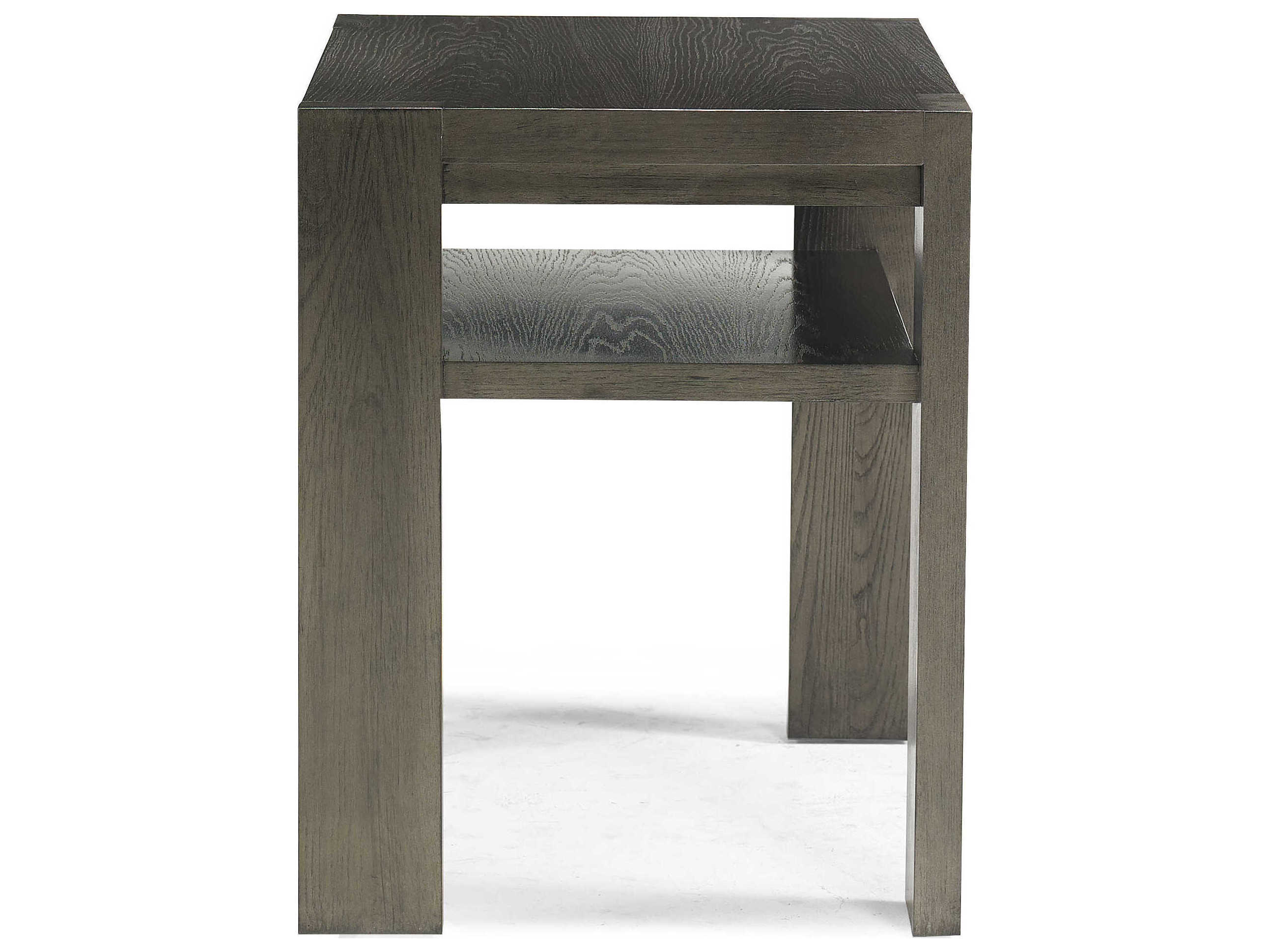 Sherrill Occasional Flint Rectangular Wood End Table