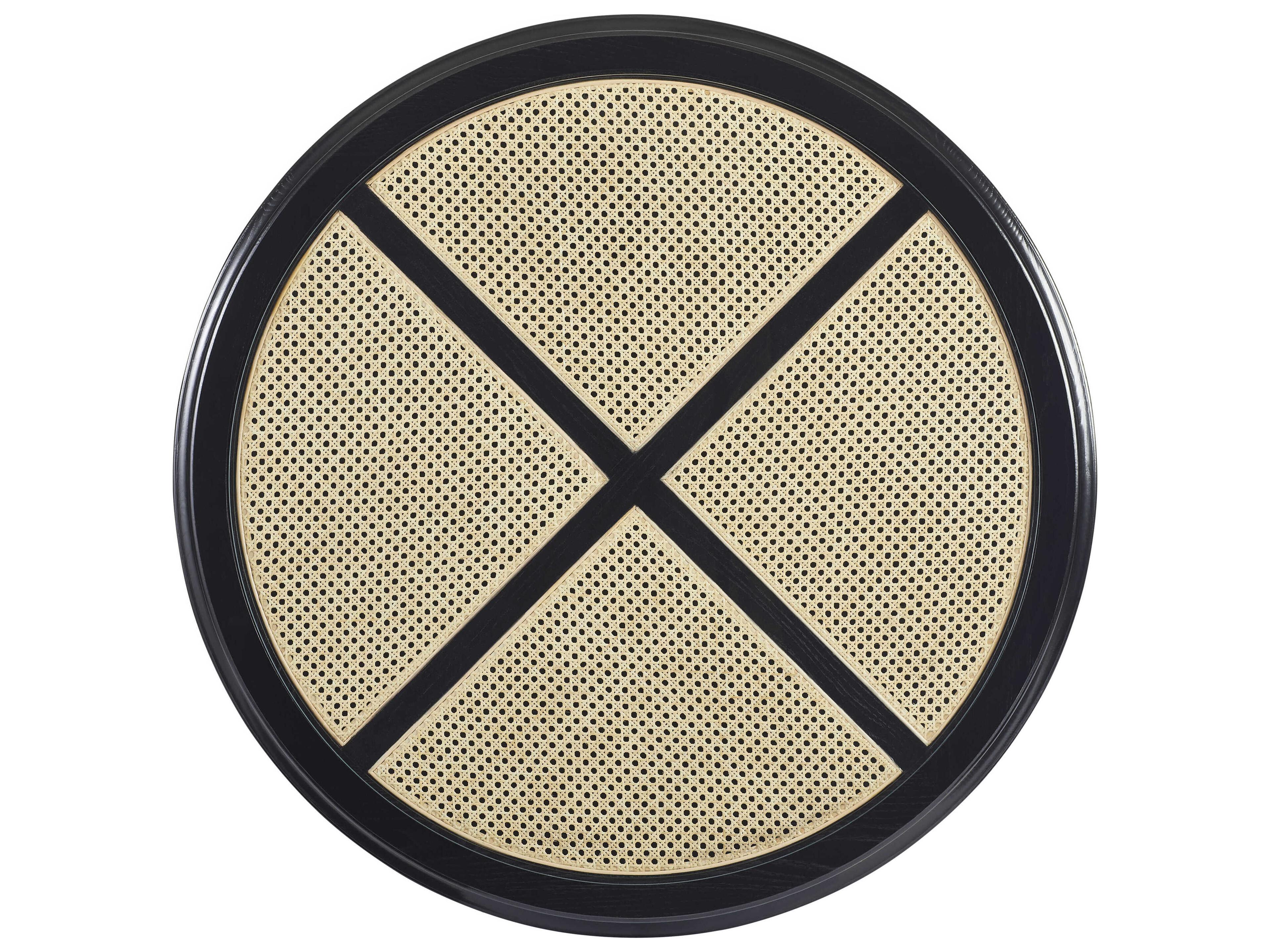 Sherrill Occasional Dawson Round Glass Coffee Table