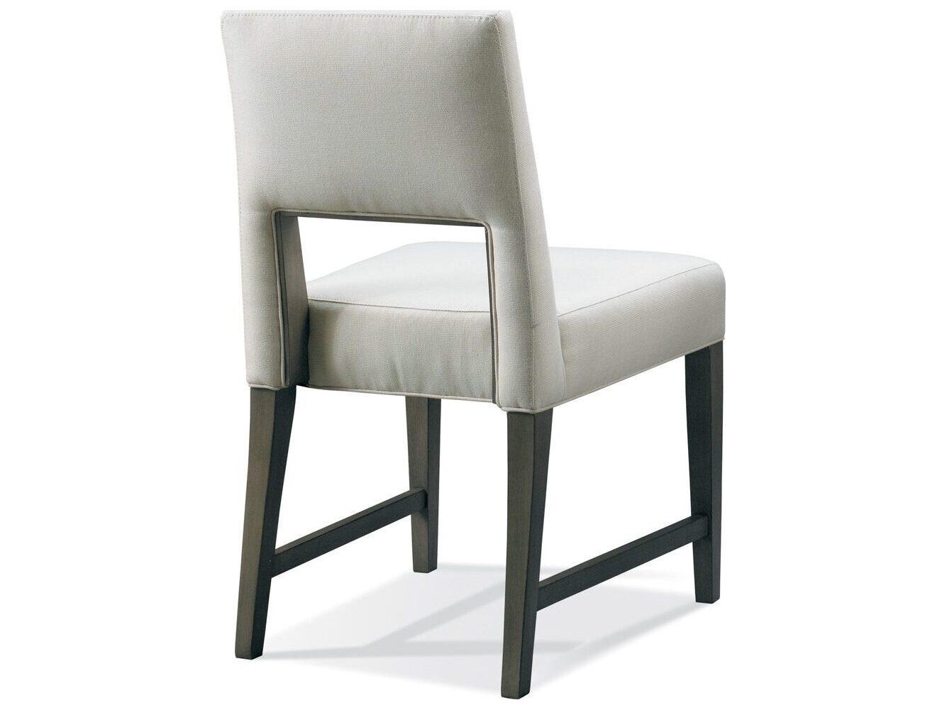 Sherrill Occasional Casual Solid Wood Black Upholstered Armless Dining Chair