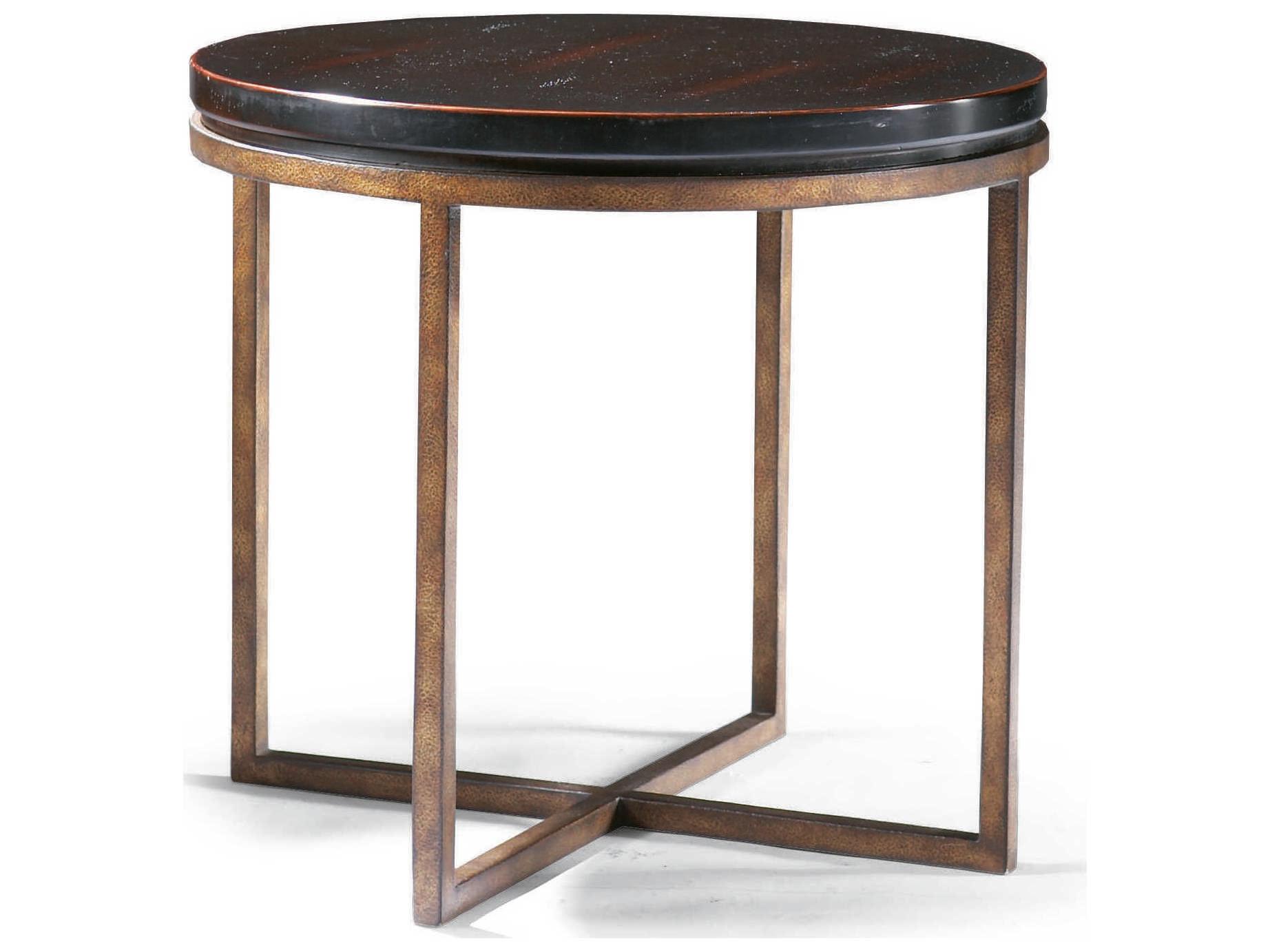 Sherrill Occasional Metro Classics Round Wood End Table