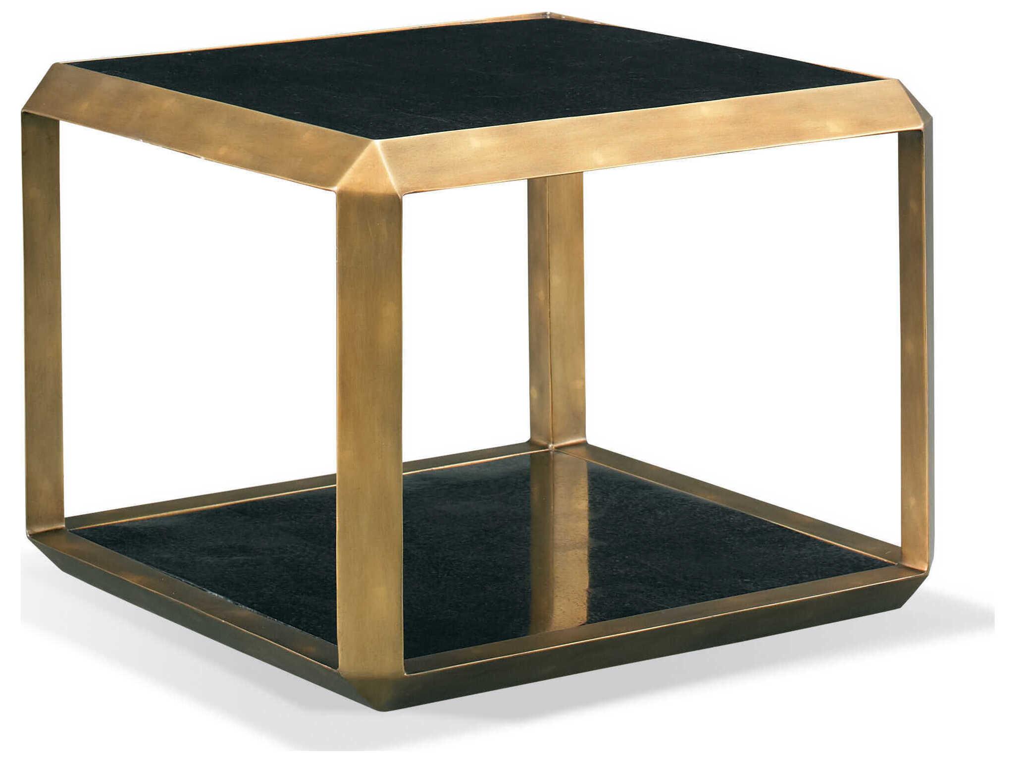 Sherrill Occasional Vintage Made Modern Skylar Square Stone Bunching Table