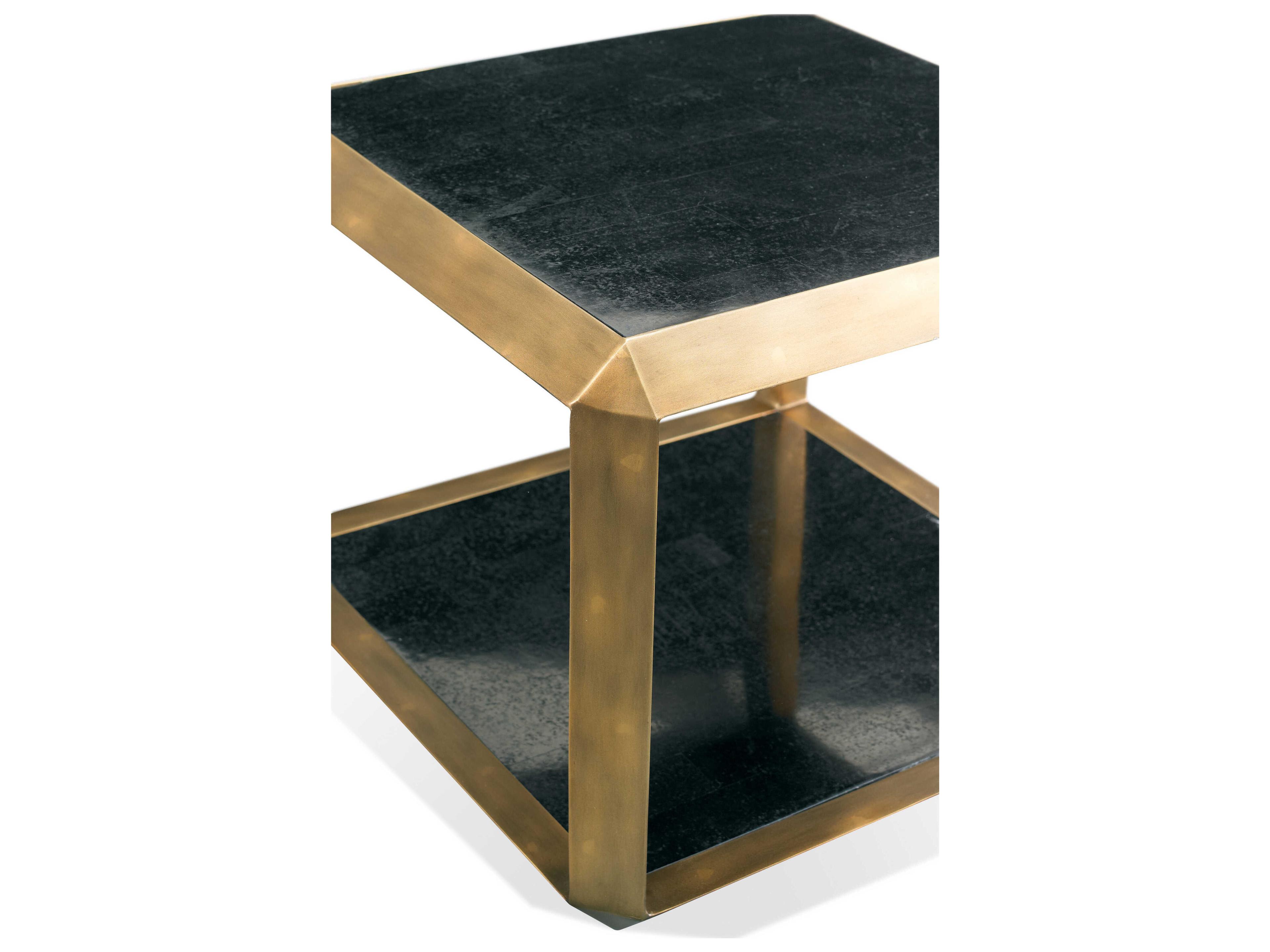 Sherrill Occasional Vintage Made Modern Skylar Square Stone Bunching Table