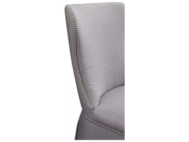 Sherrill Occasional Casual Gray Upholstered Armless Dining Chair