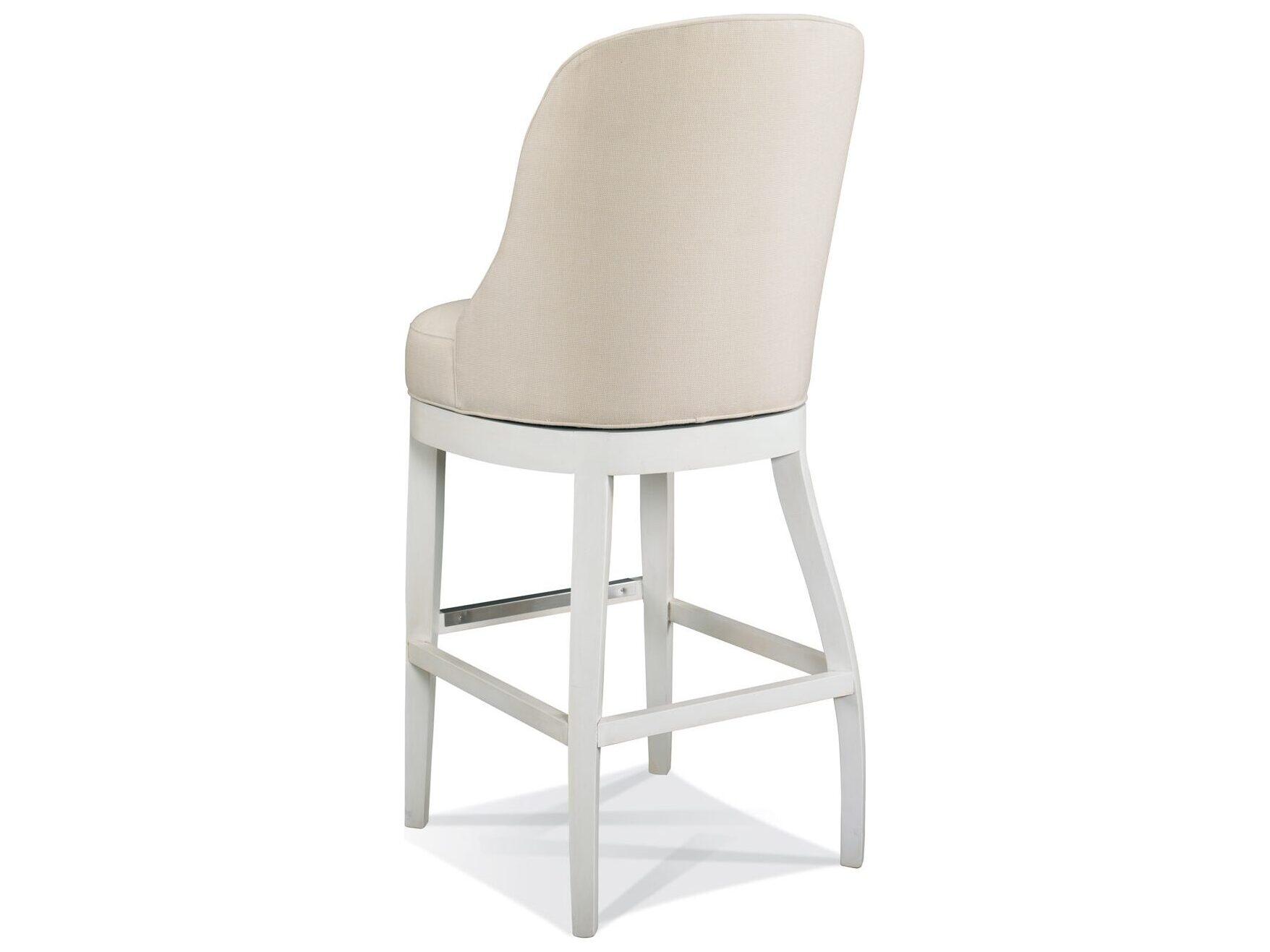 Sherrill Occasional Custom Chair Upholstered Swivel Solid Wood Swivel Bar Stool