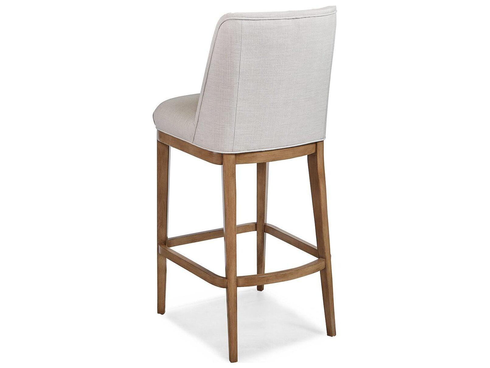 Sherrill Occasional Harley Upholstered Solid Wood Bar Stool