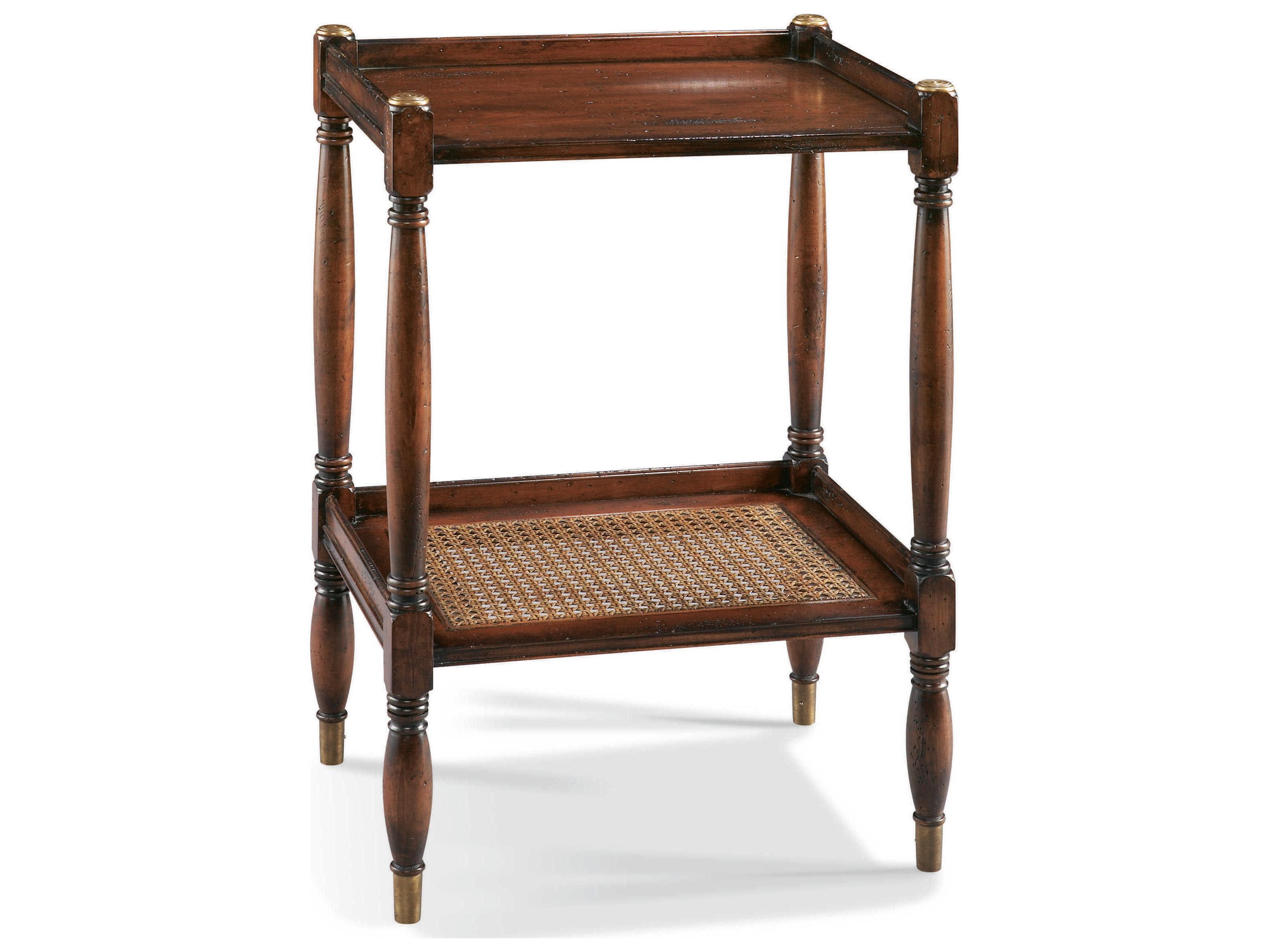 Sherrill Occasional Island Plantation Rectangular Wood End Table