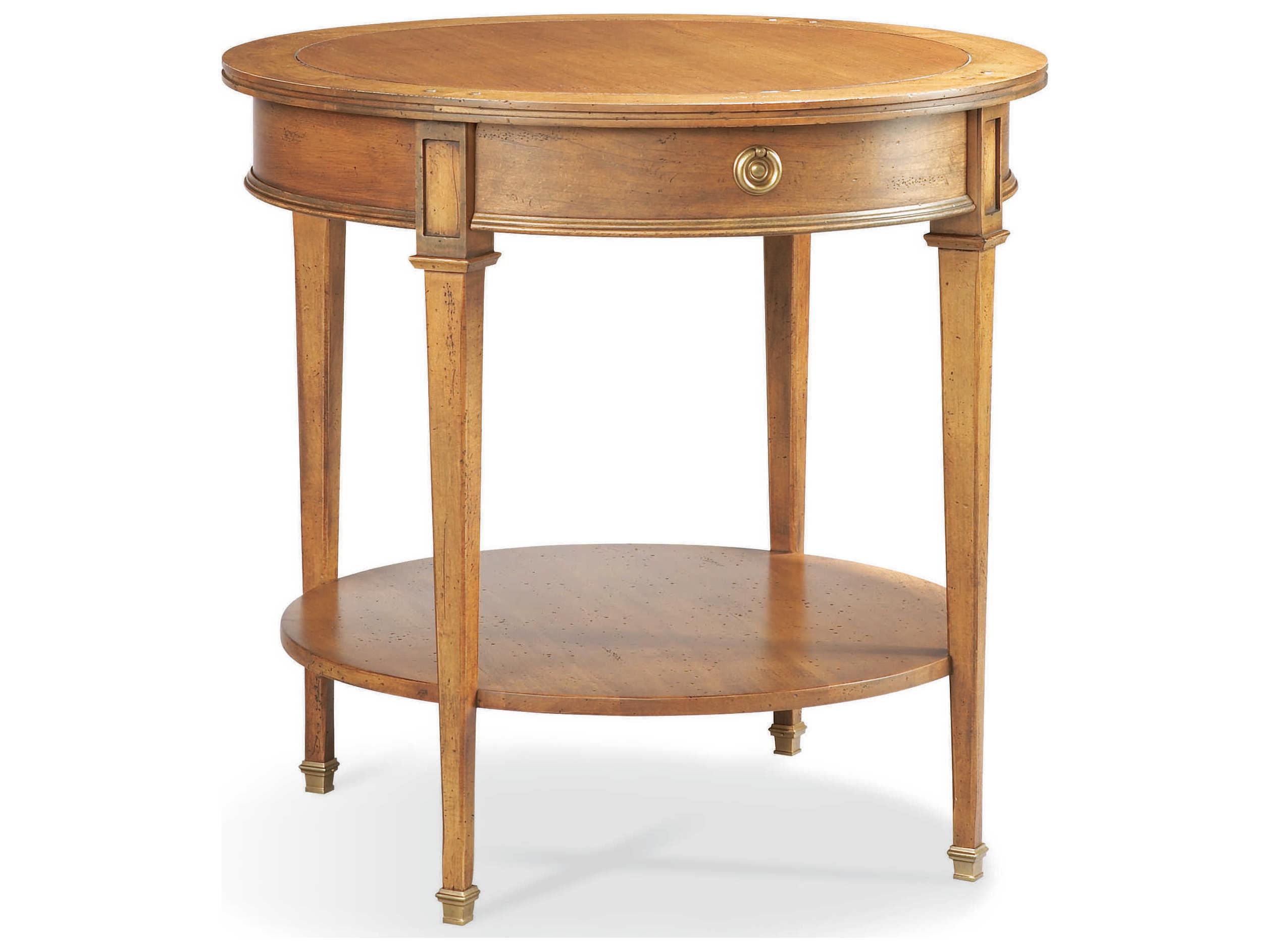 Sherrill Occasional Continental Classics Round Wood End Table