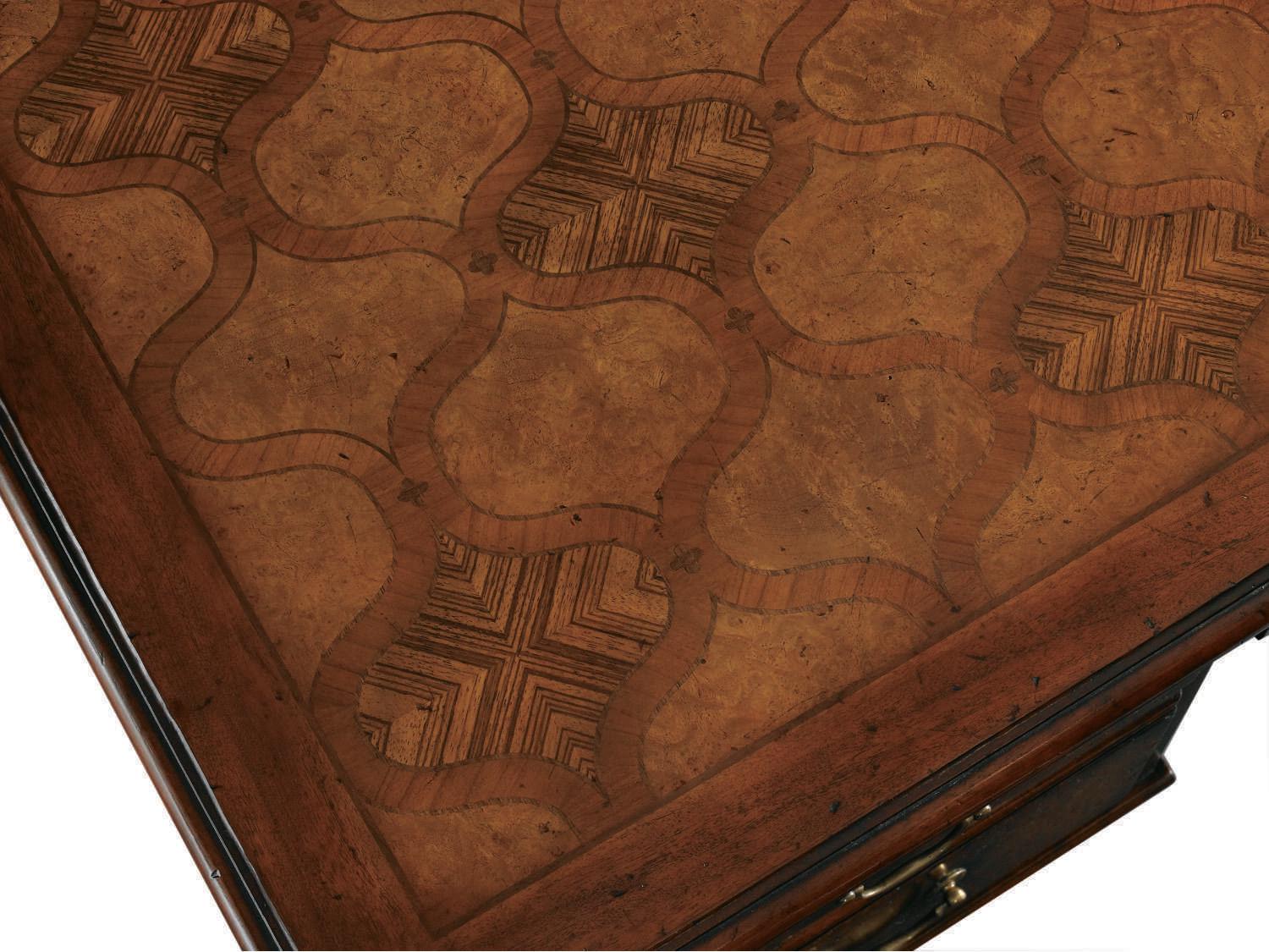 Sherrill Occasional Masterpiece Walnut Brown Wood Secretary Desk