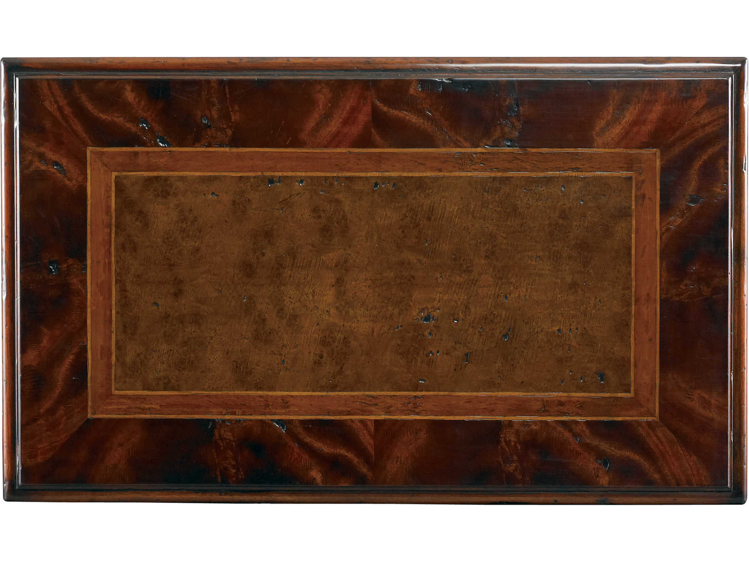 Sherrill Occasional Masterpiece Estate Rectangular Wood Hand Planed Antique Mahogany Side Table