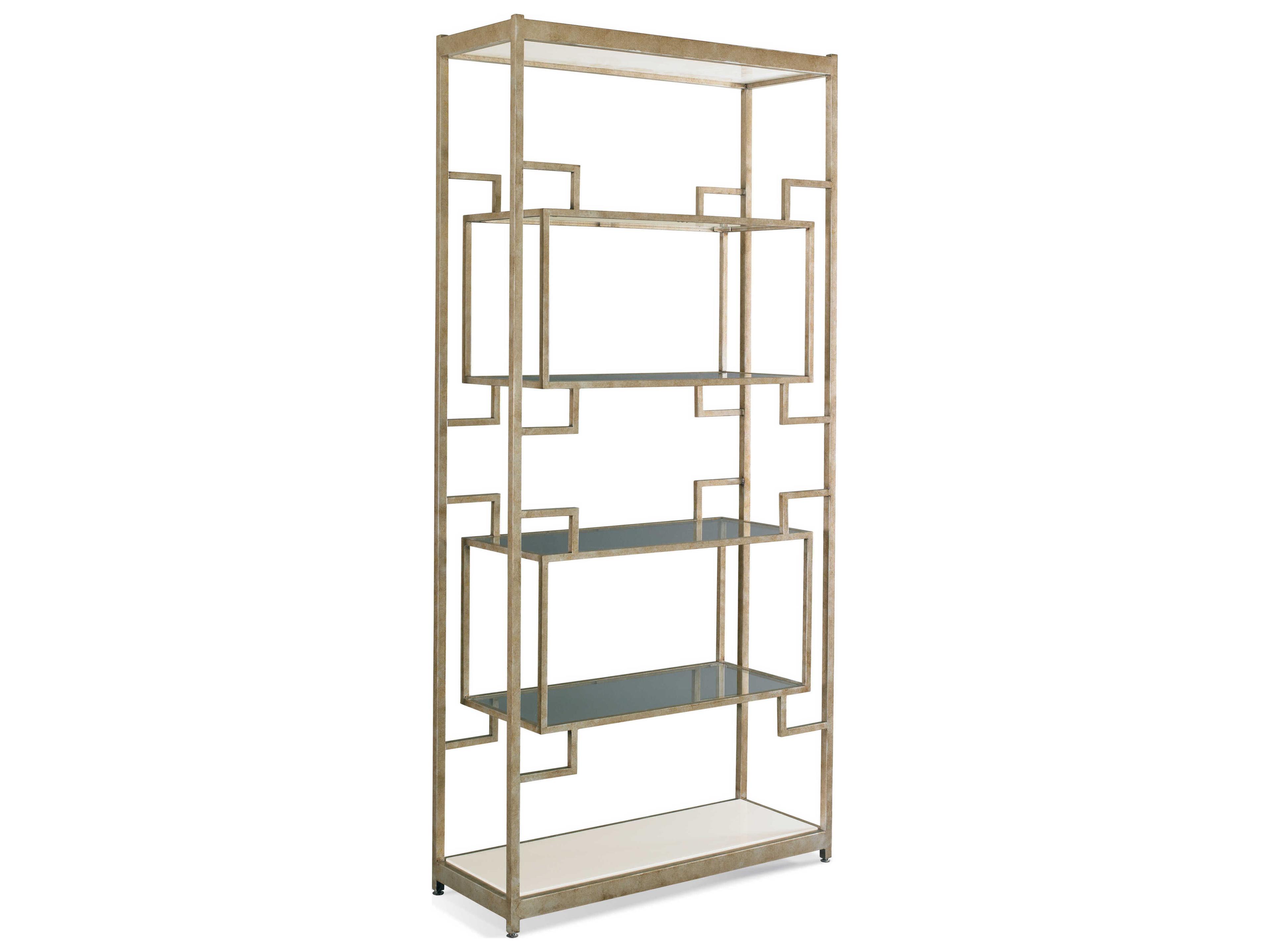 Sherrill Occasional Masterpiece Infinity Channel Platinum Etagere