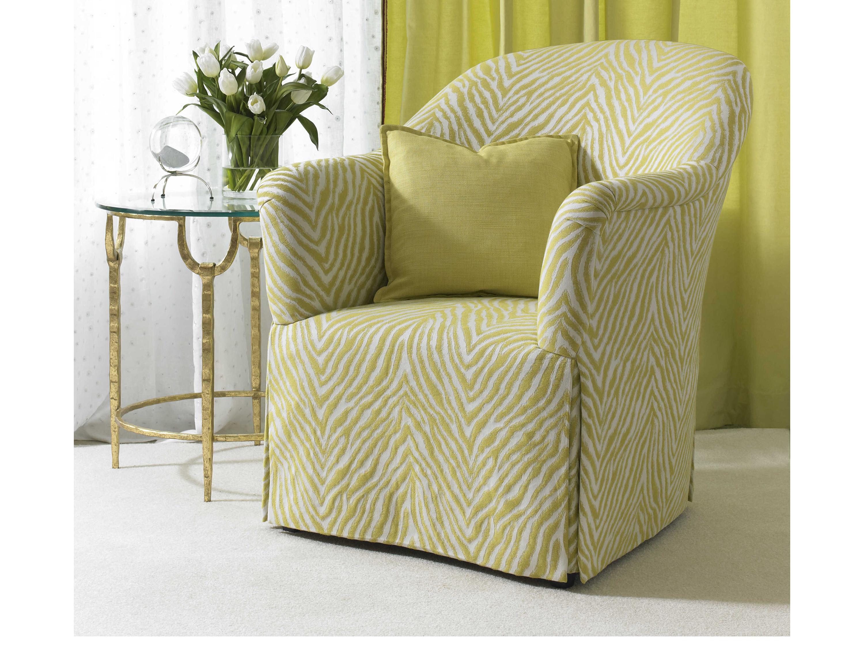 Sherrill Occasional Masterpiece Trifecta Round Glass Gold Leaf Lamp Table