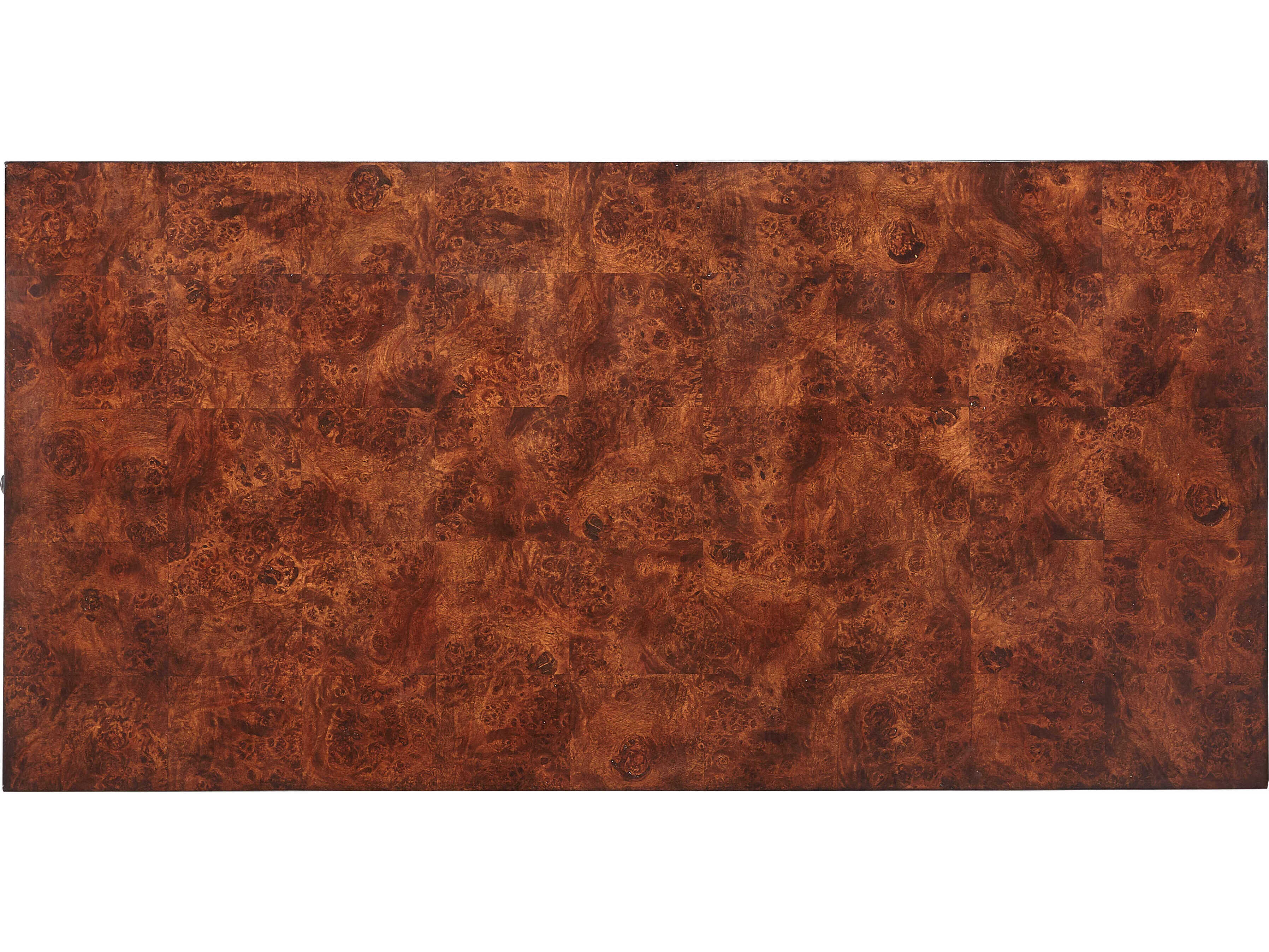 Sherrill Occasional Kinsey Rectangular Wood Mappa Burl Coffee Table