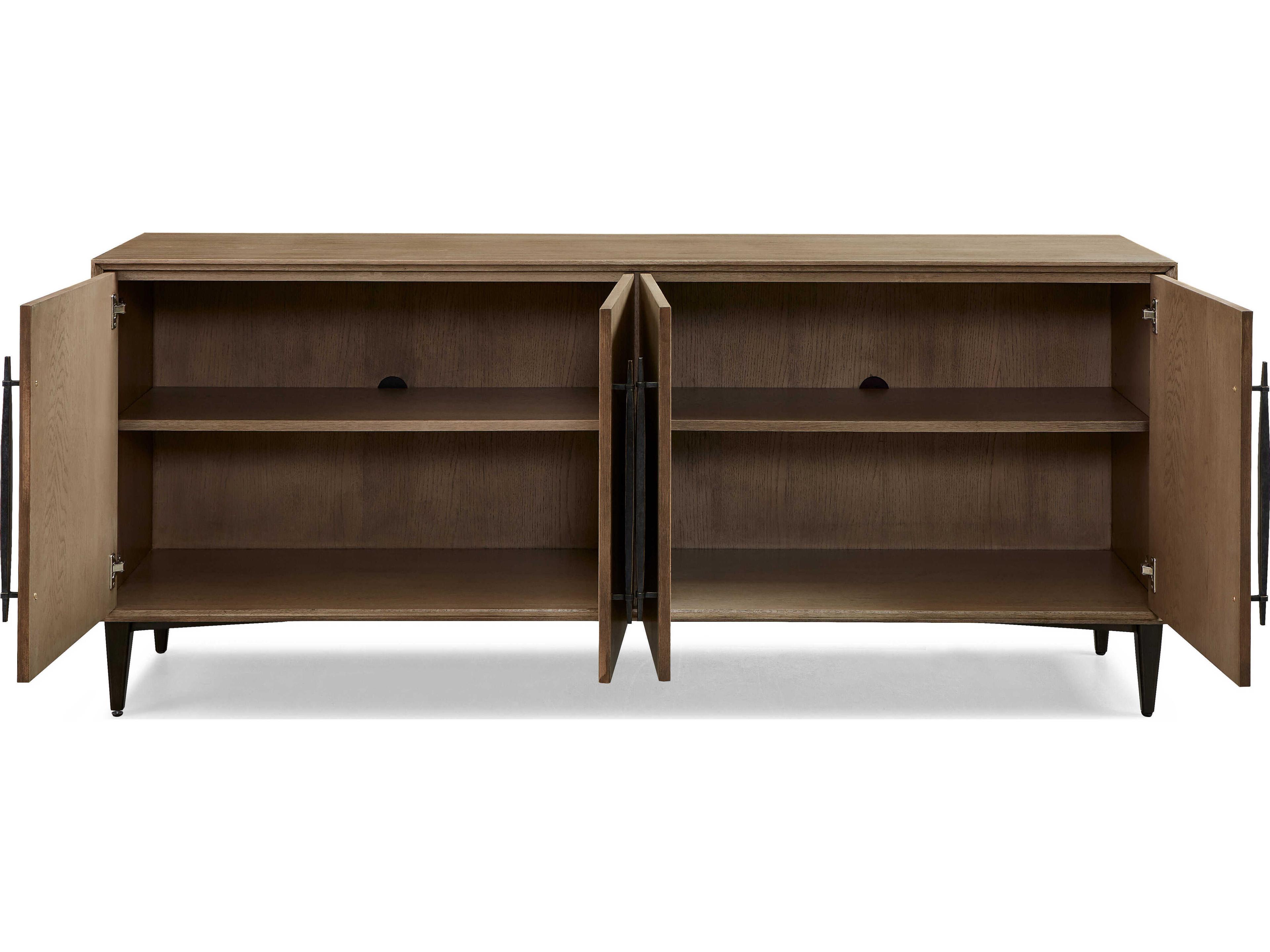 Sherrill Occasional Masterpiece 76" Oak Wood Sideboard